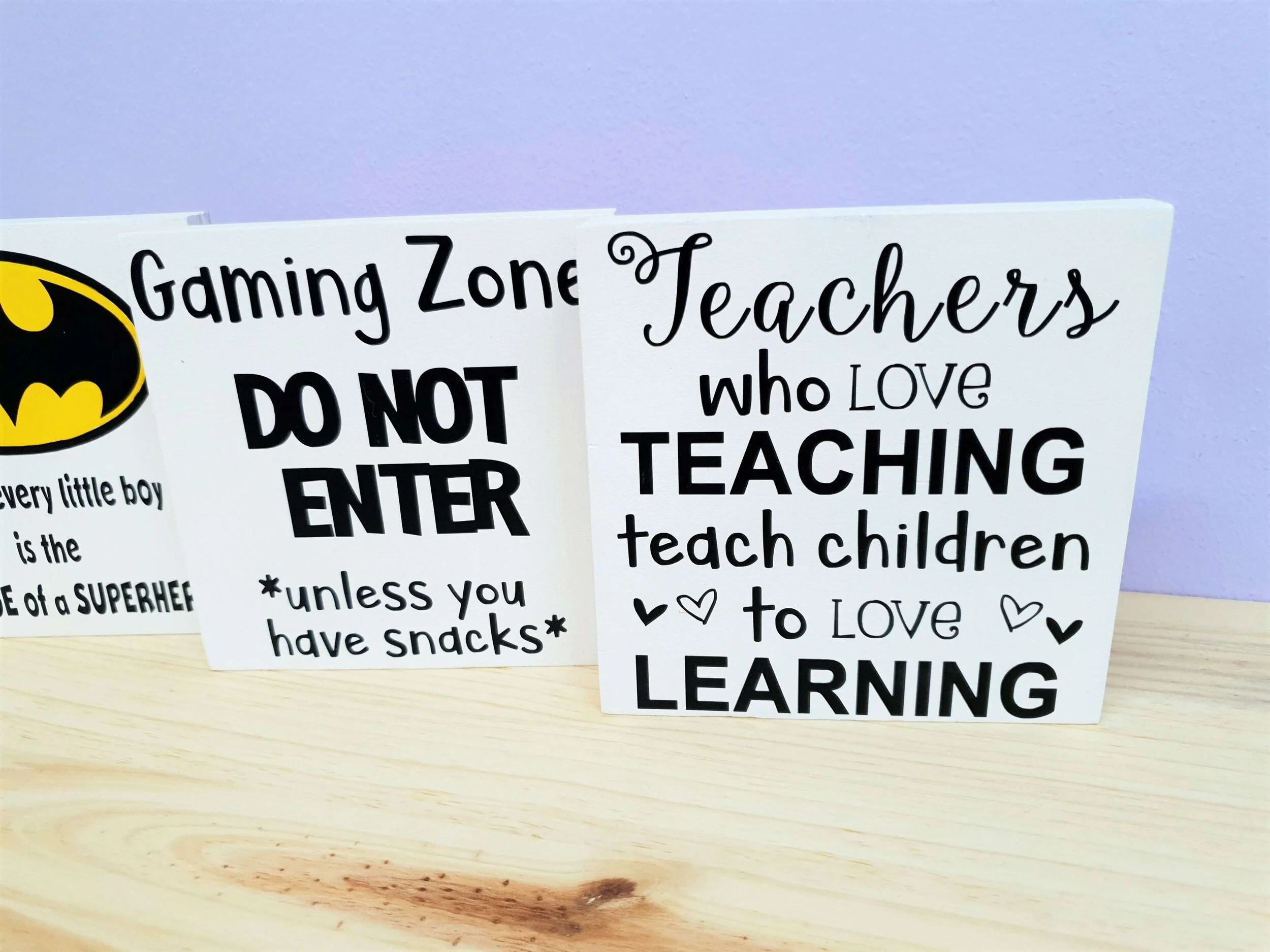 Wooden Quote Blocks Small