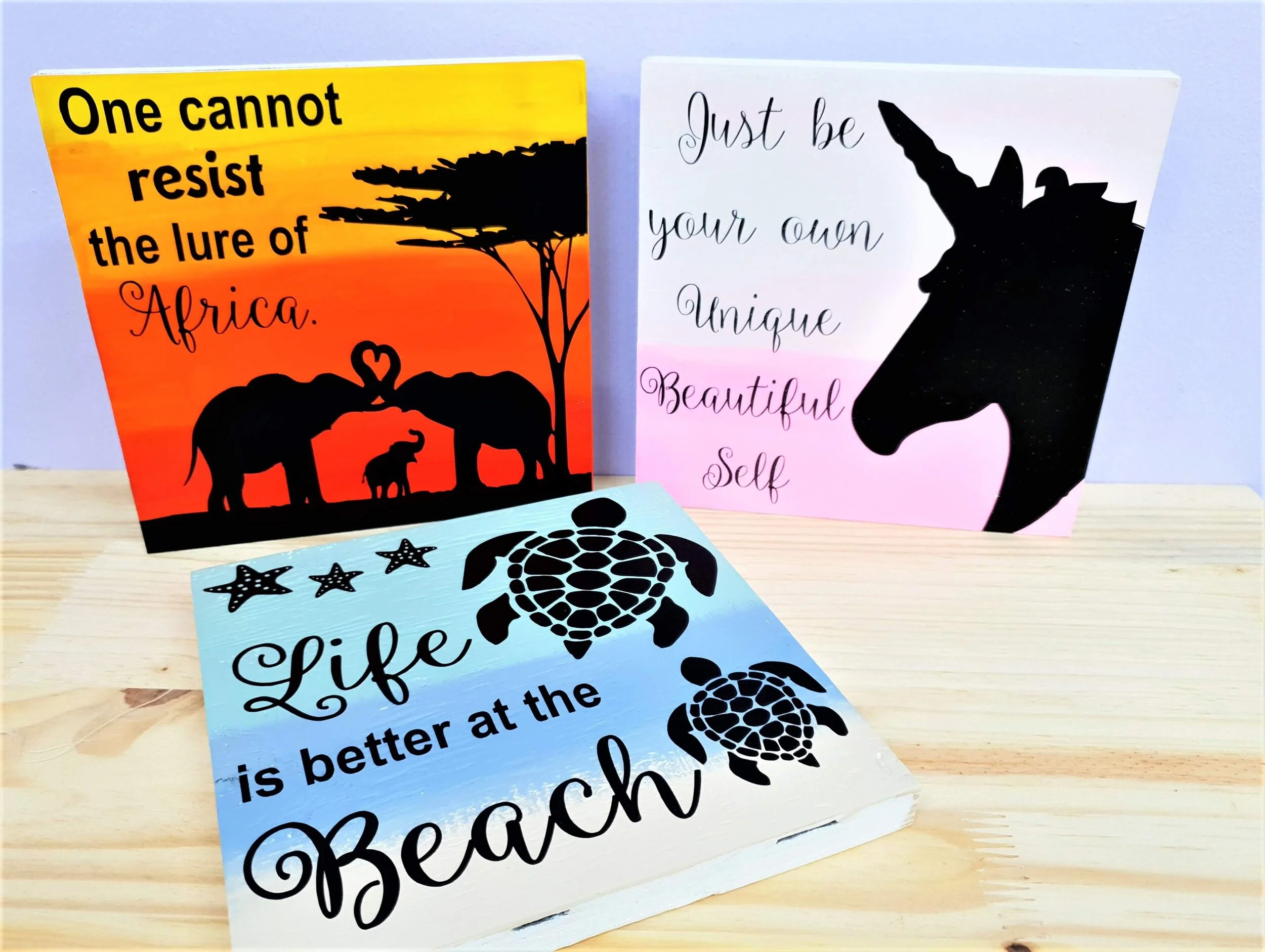 Wooden Quote Blocks Medium