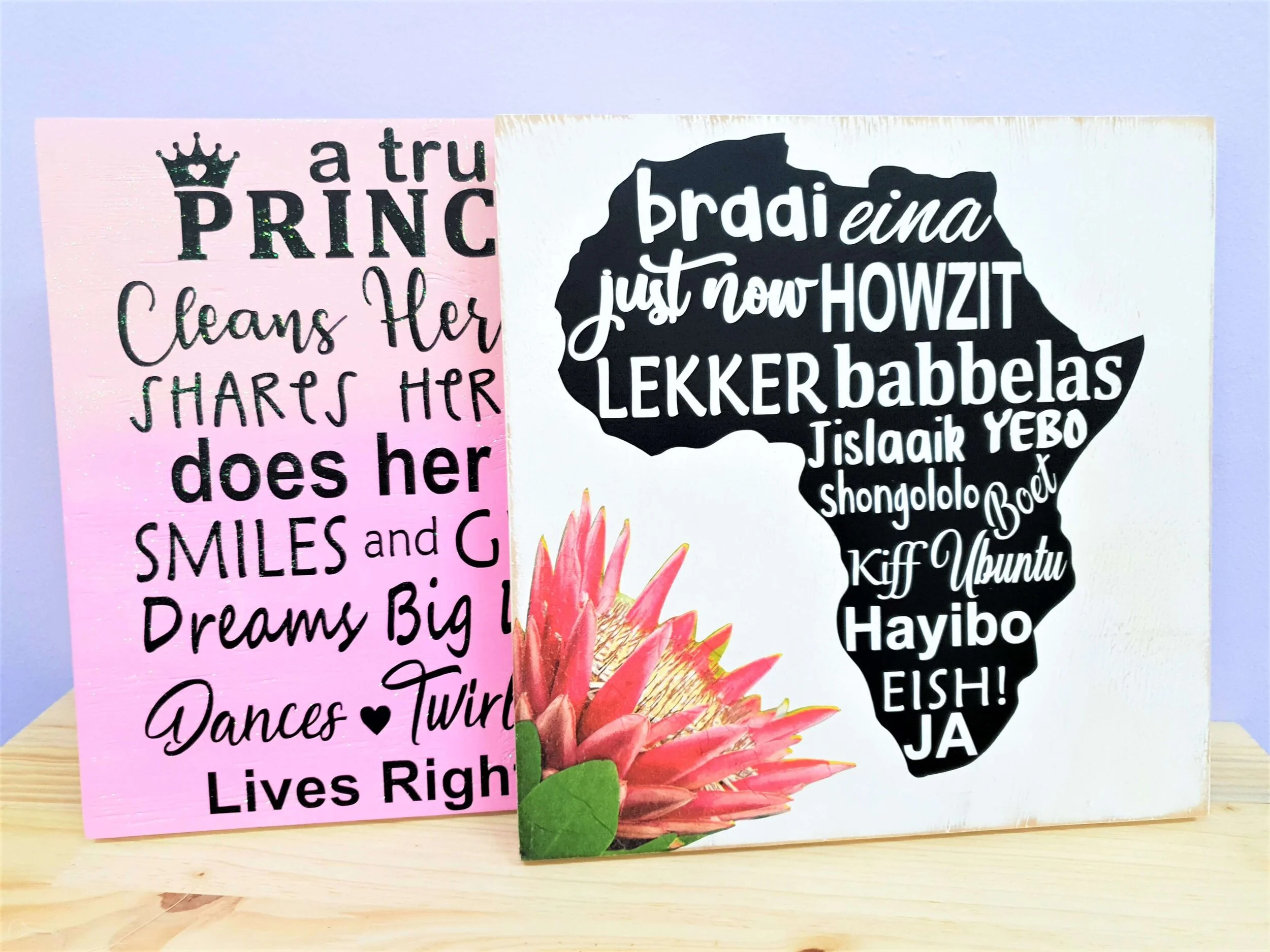 Wooden Quote Blocks Large