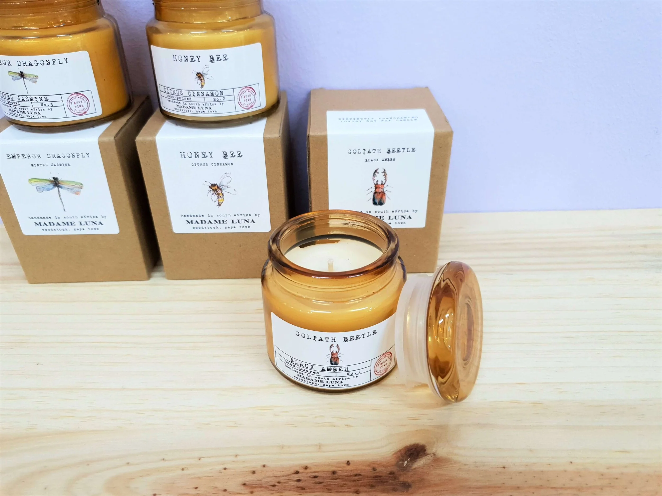 Amber Jar Candle Small