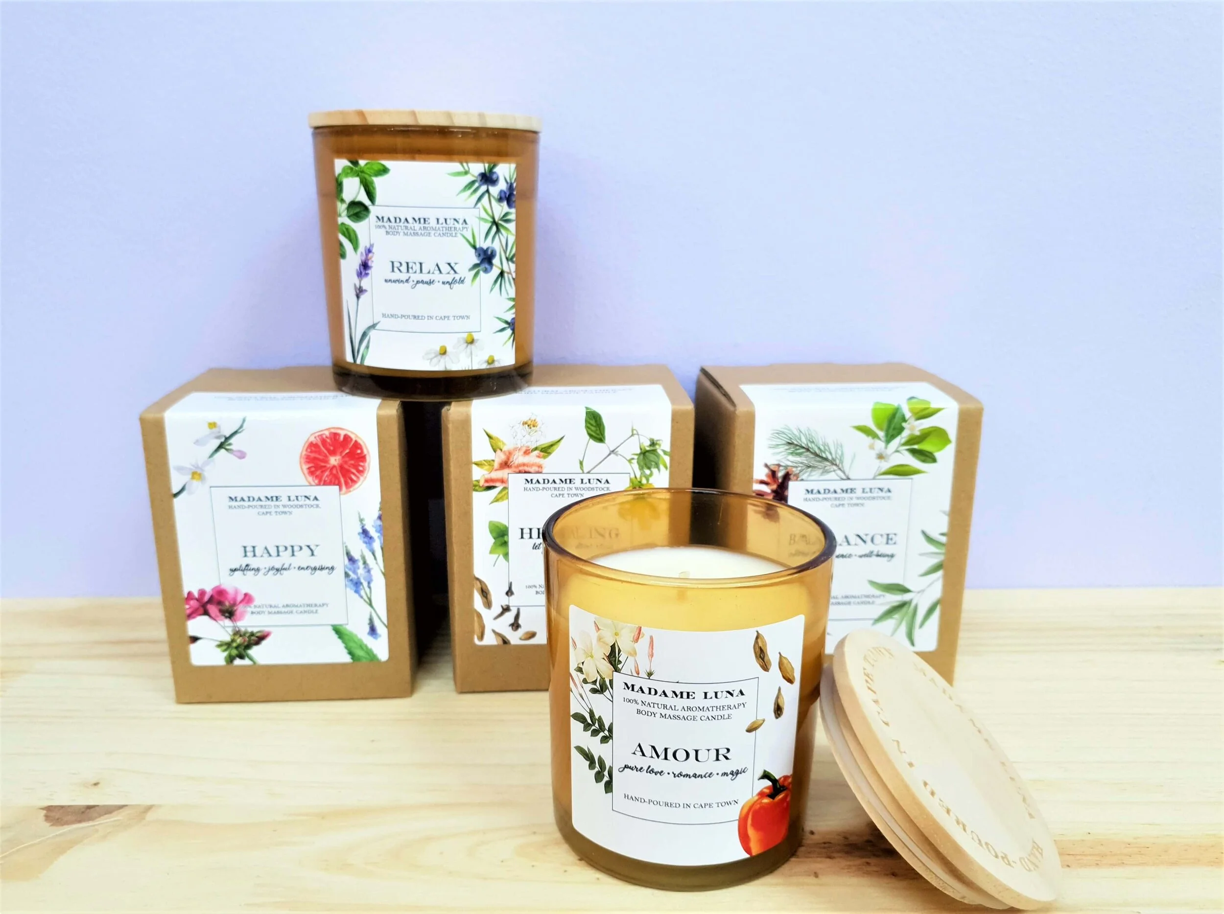Amber Massage Candle