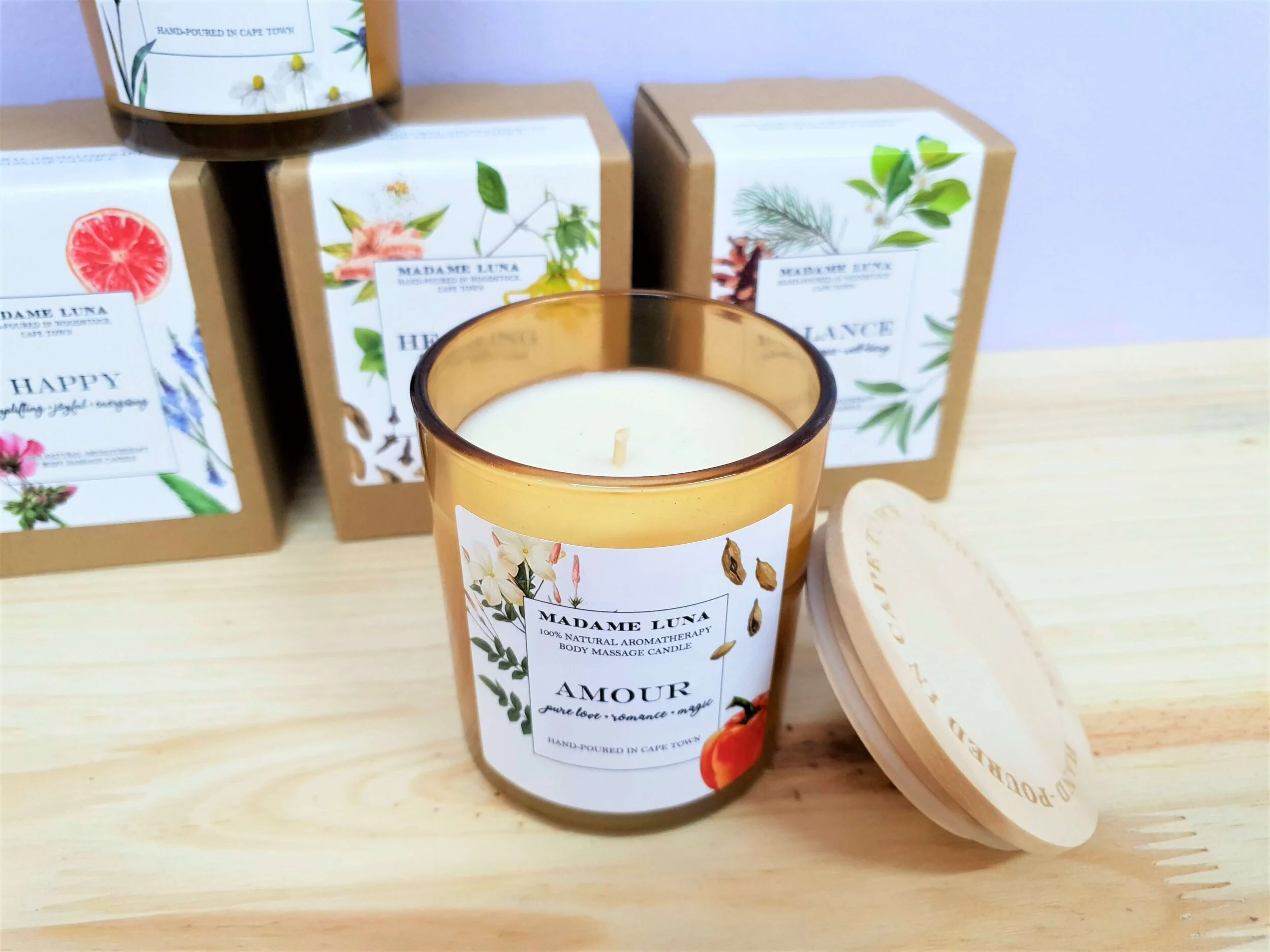 Amber Massage Candle