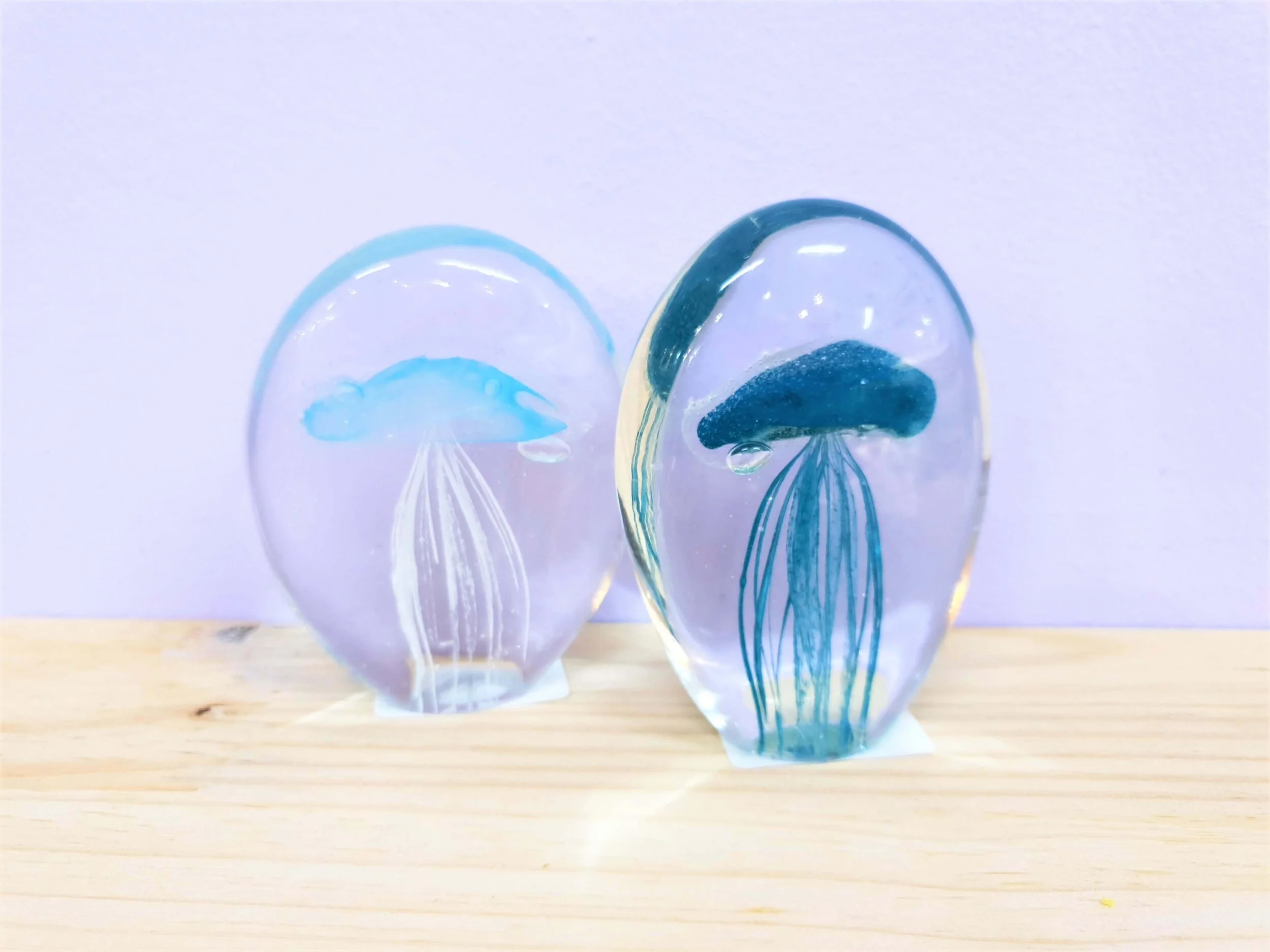 Small Jellyfish Paperweights