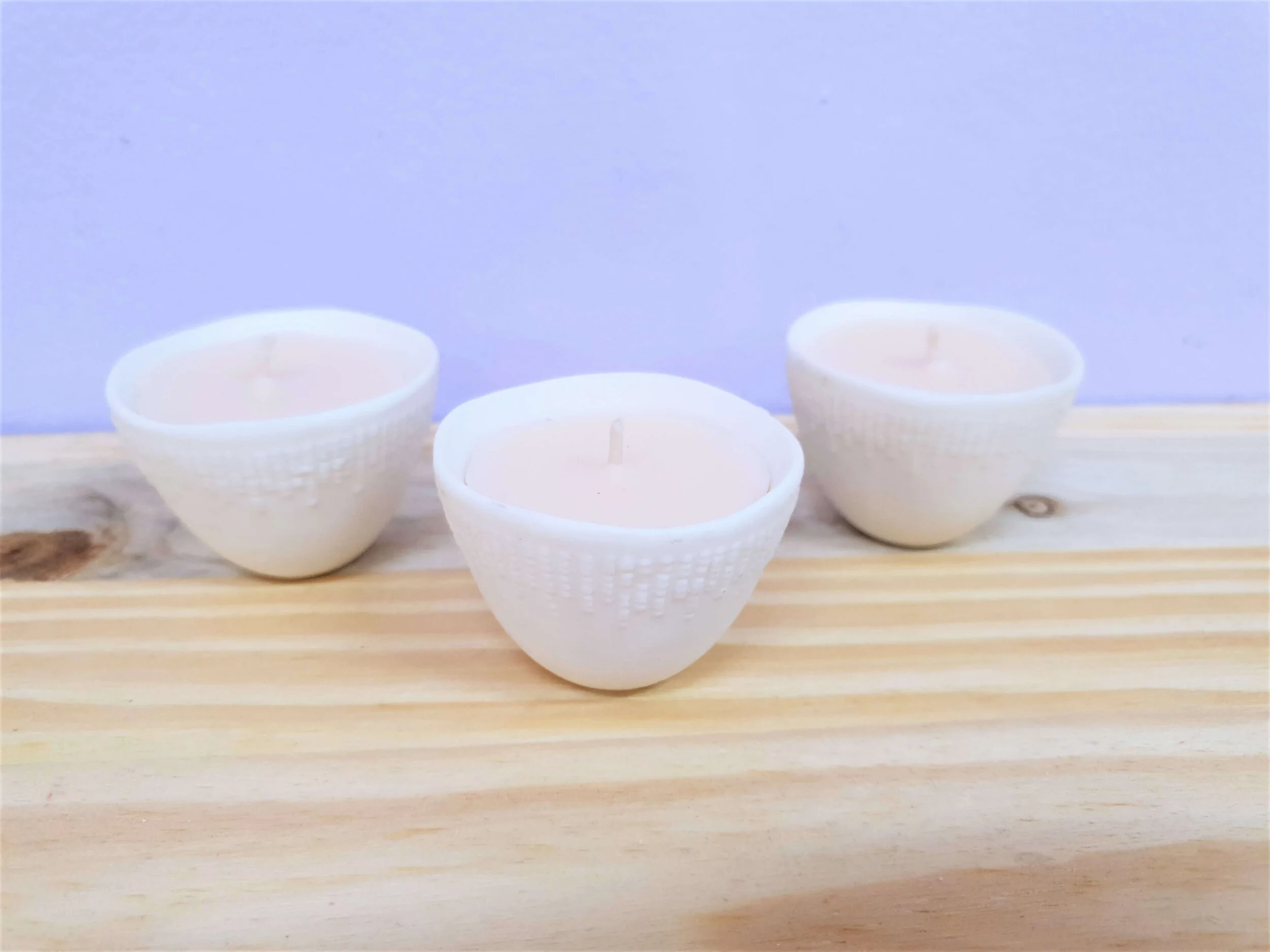 Bead Candles Set of Three