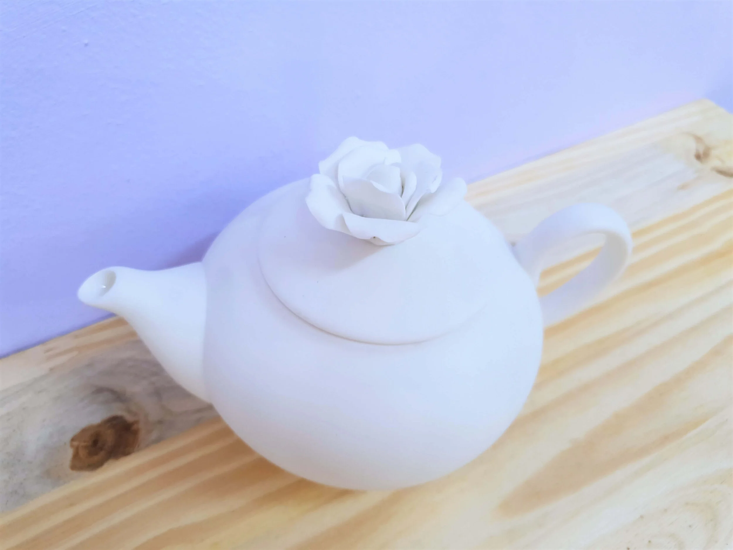 Porcelain Rose Teapot