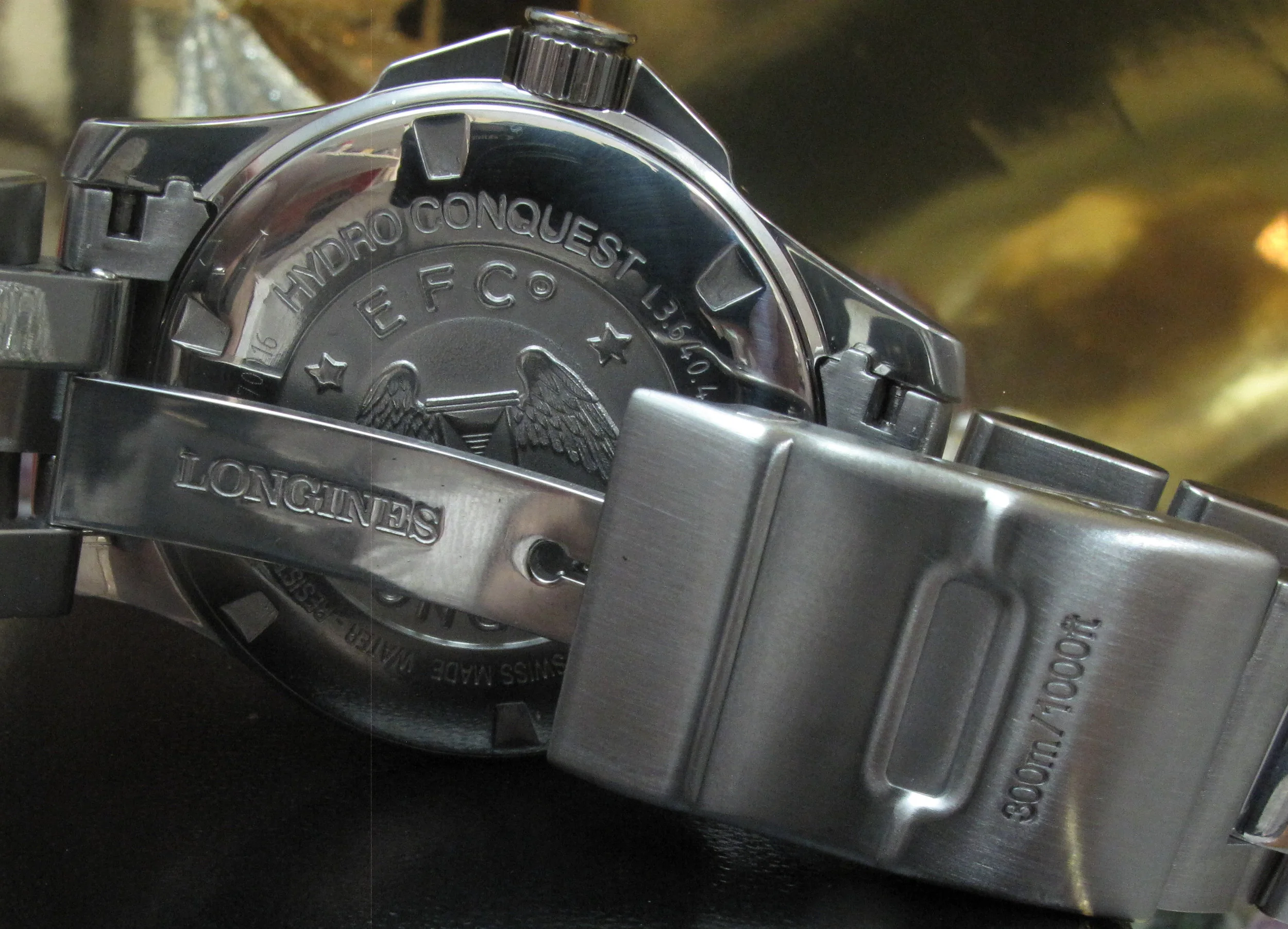 Longines Hydro Conquest watch L3.640.4 date 40 mm 300 meter Two Year  Warranty — Time2Timepiece
