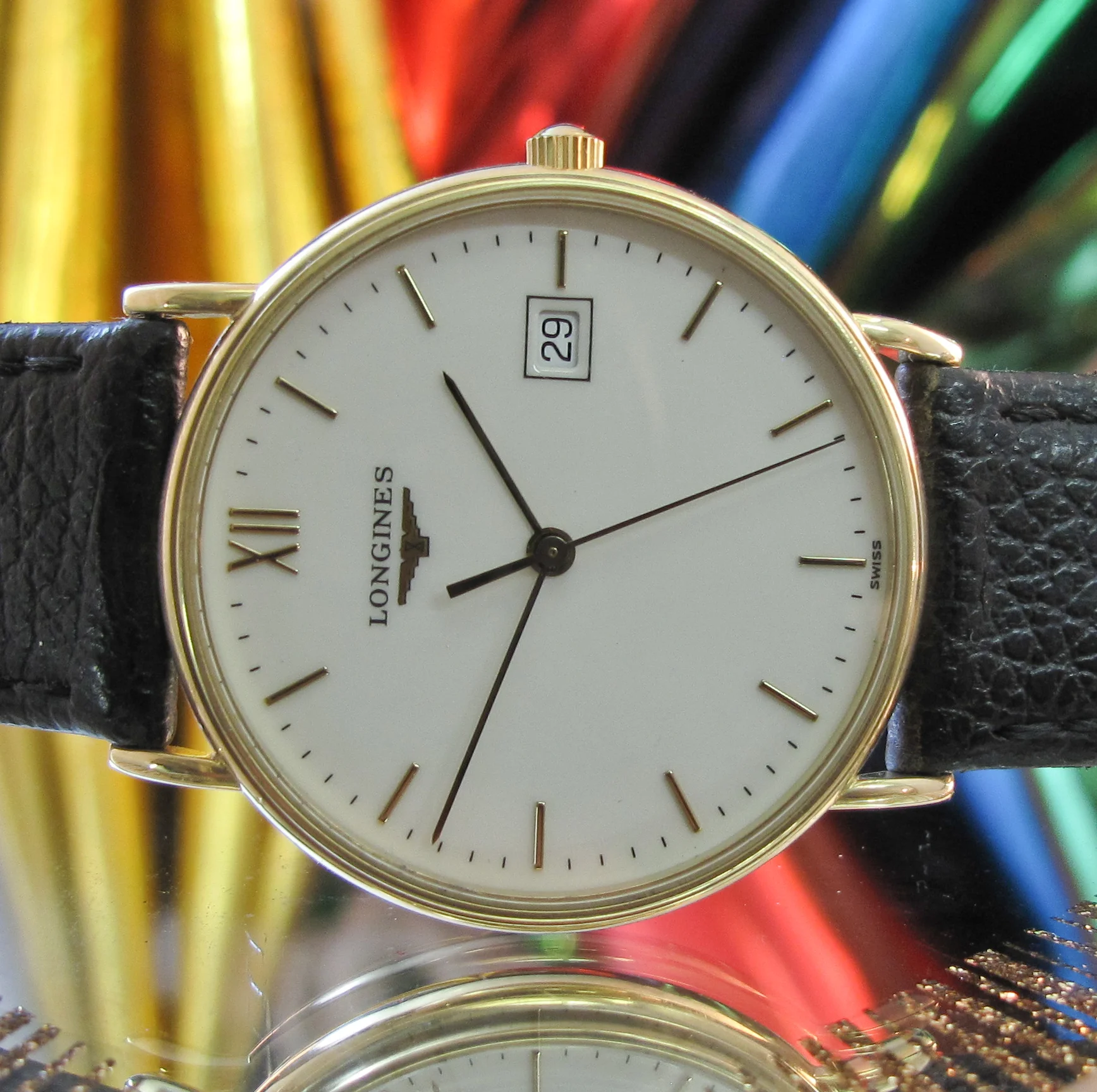Longines L990.6 18 K Gold watch 34 mm 