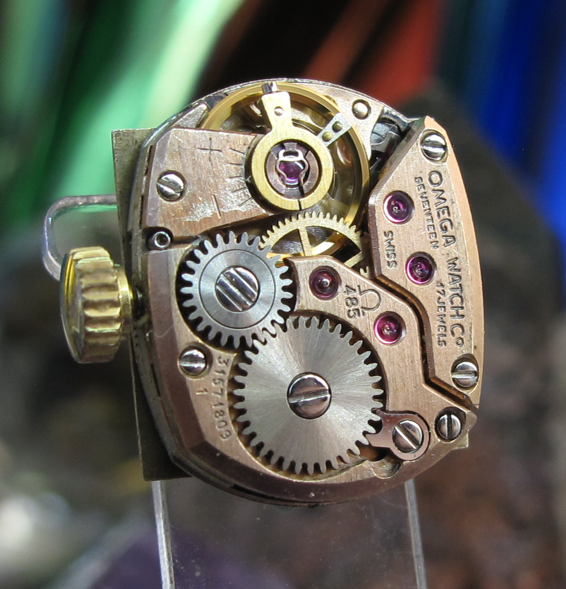 Omega 484 Swiss Made vintage Watch movement dial / Hands surface .Swiss made  - — Time2Timepiece