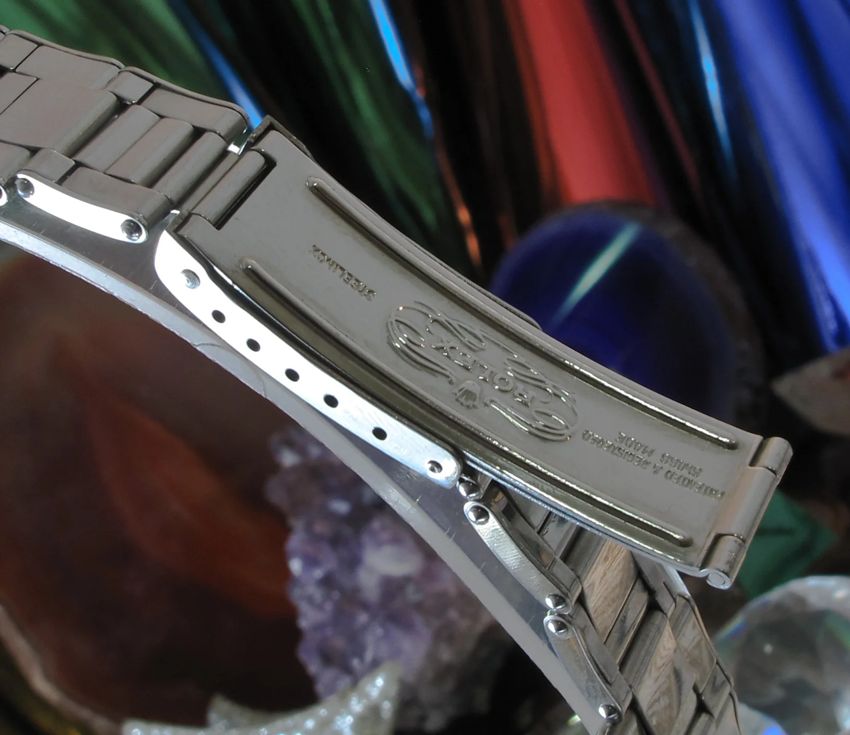 ROLEX OYSTER RIVET 6635/57 STEEL 1968 WATCH BRACELET 19 MM 6239 6240 6265  6263 — Time2Timepiece
