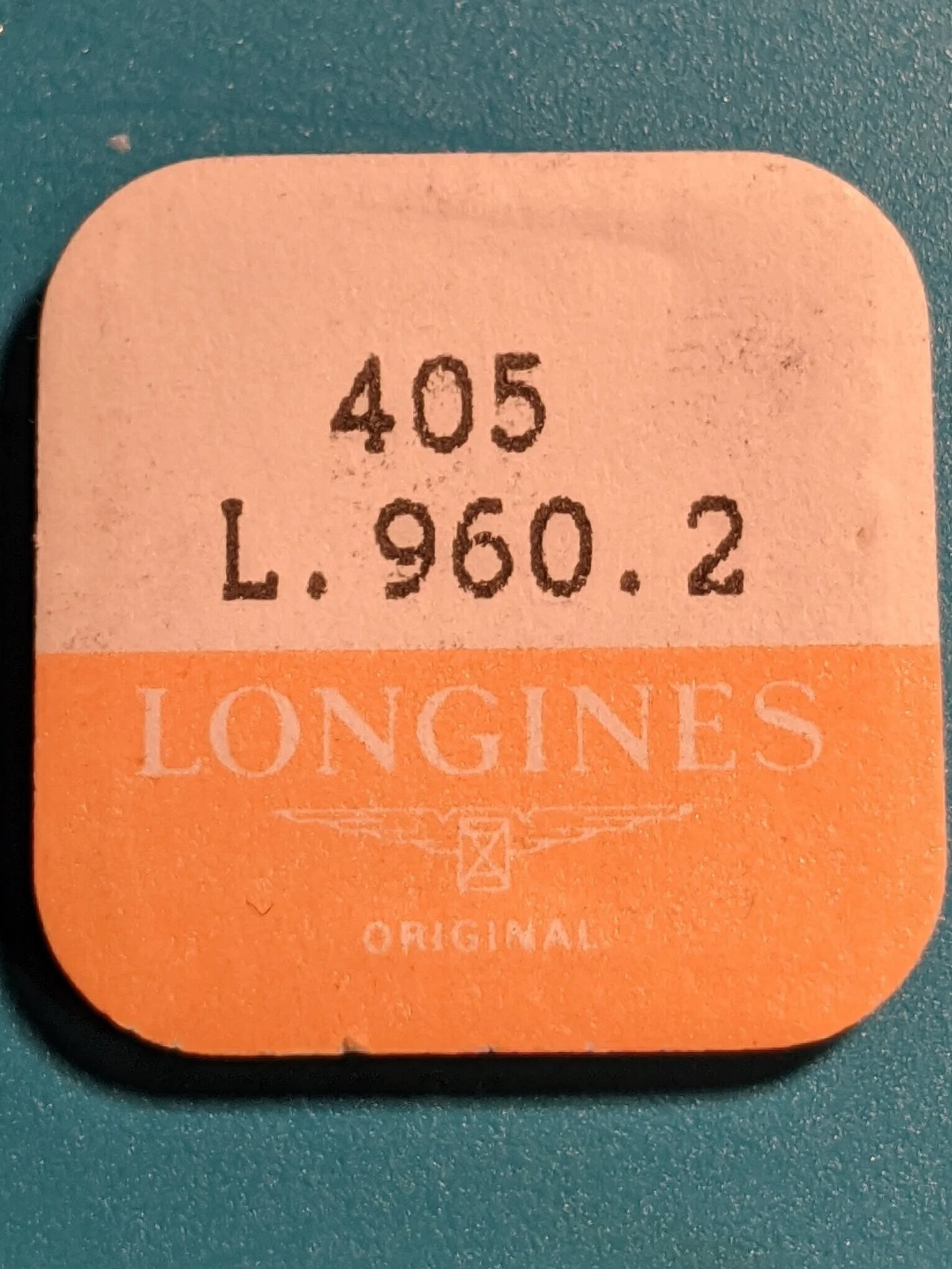 Longines Original Watch Stem No 405 Cal L.960.2 — Time2Timepiece