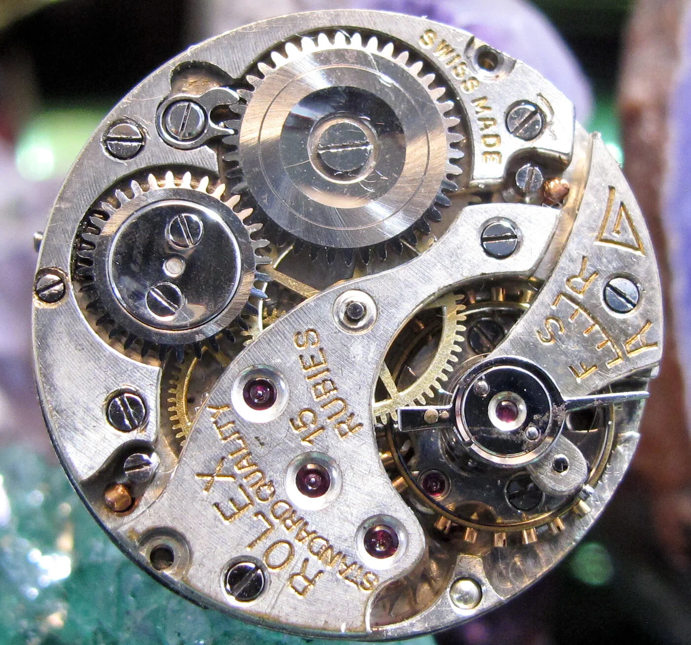 Rolex 9 3/4 hunter 15 jewels vintage 