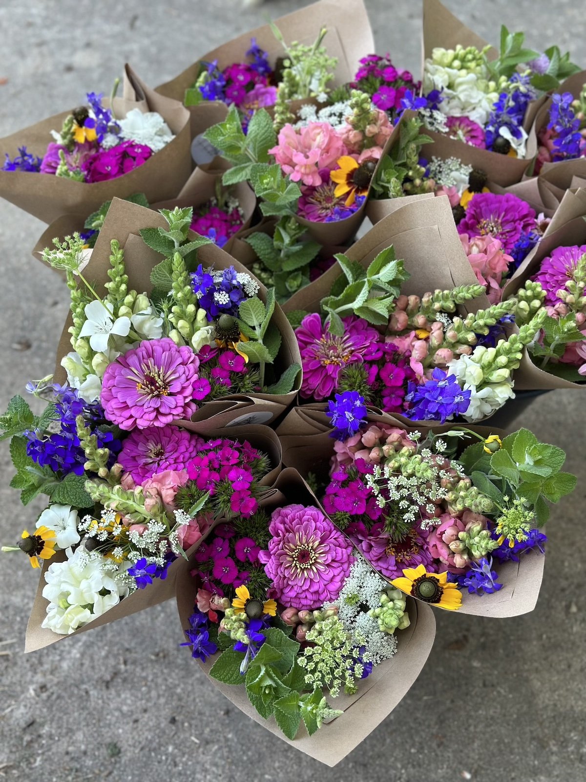 PepperHarrow Flower Farm Summer Bouquet Inspiration