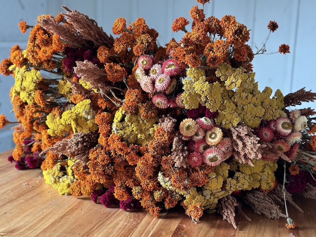 PepperHarrow Flower Farm Dried Flowers for Fall Bouquet Inspiration