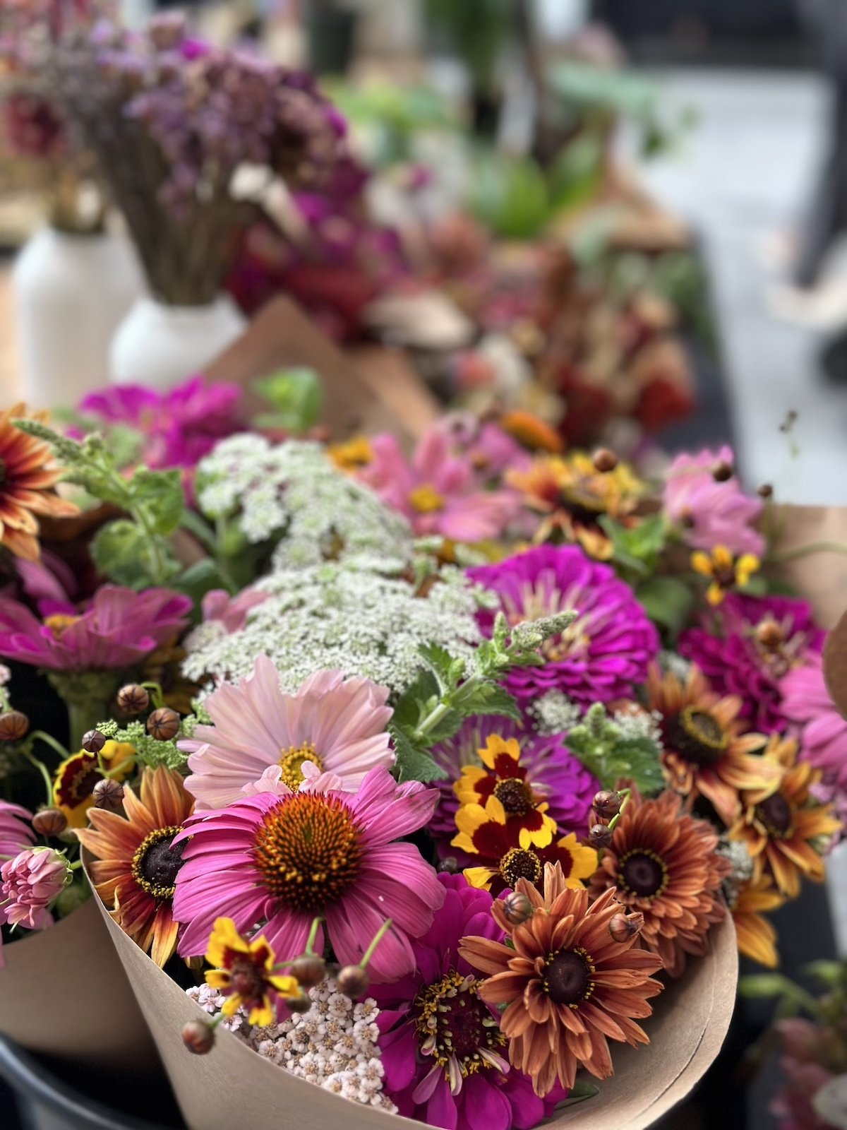 PepperHarrow Flower Farm Fall Bouquet Inspiration