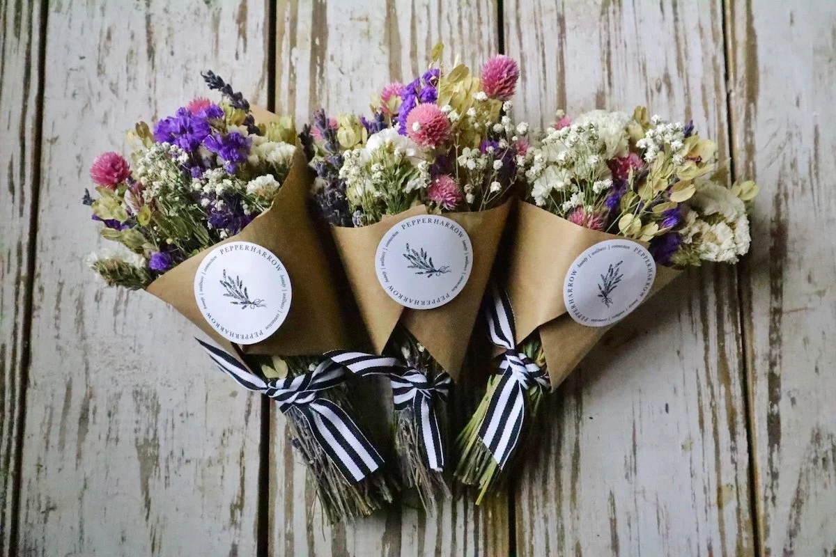 Mini-Dried Flower Bouquet Sugarplum