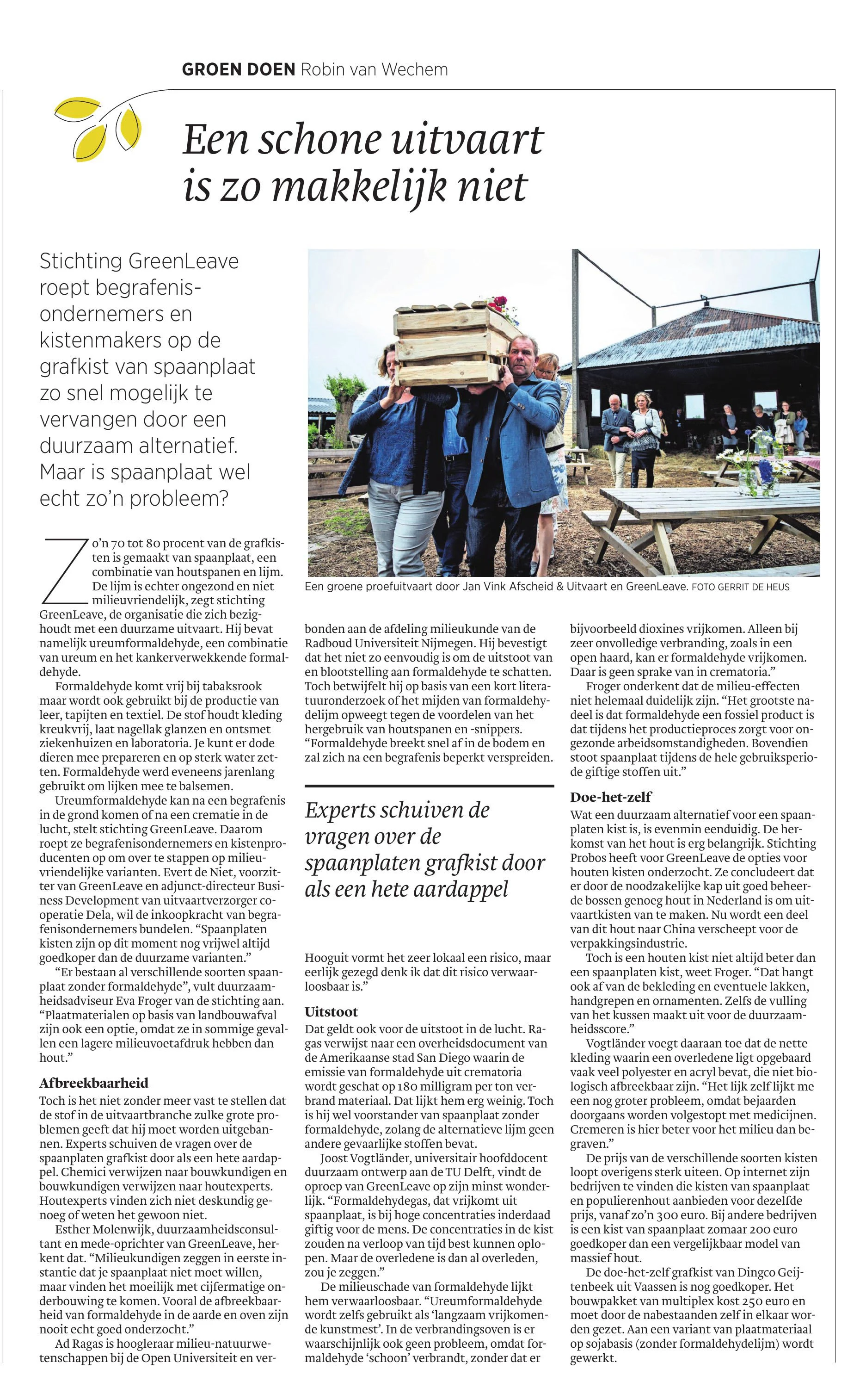Trouw-_29-01-2019 een schone uitvaart is zo makkelijk niet.jpg