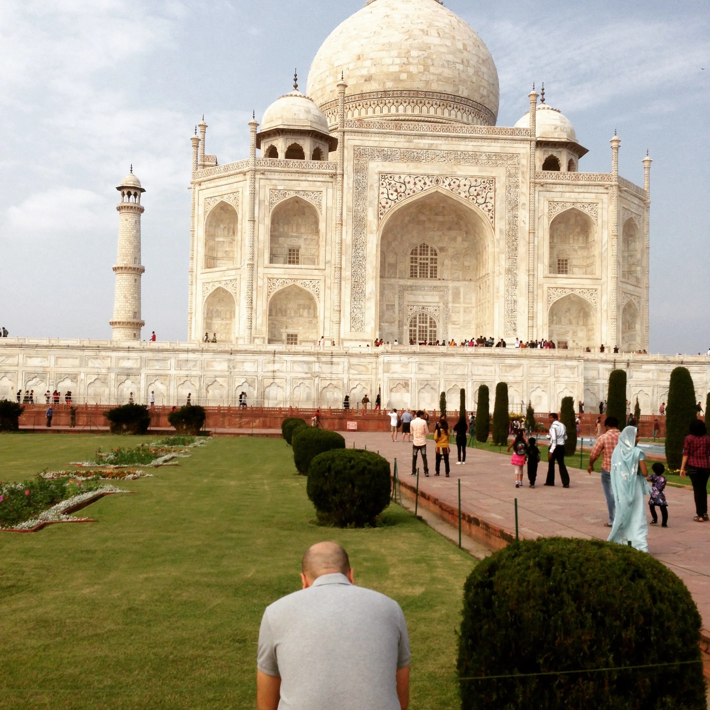 Have you ever been to the Taj Mahal? ✨
 The first time I visited was many years ago with Steven and ever since then this magical place has held a very special place in my heart. Standing here, brings back so many memories and reminds me why the Taj M