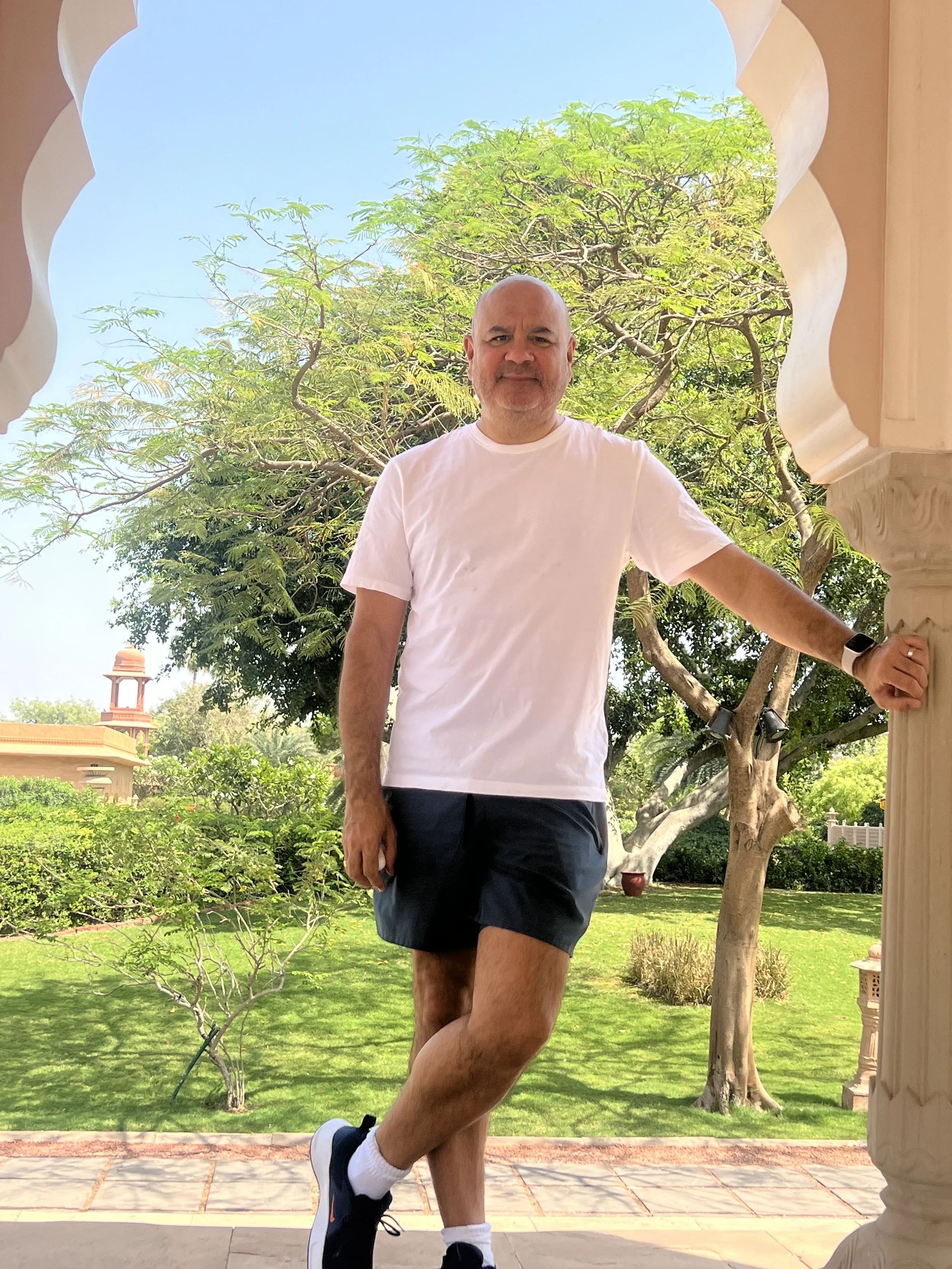 Founder Gary Donoghue, in India