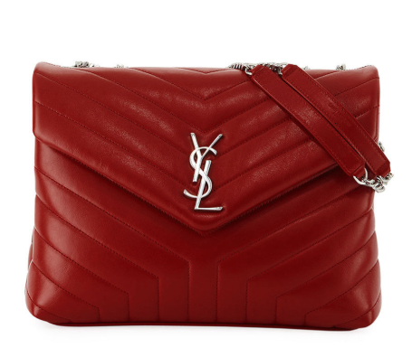 Loulou Monogram YSL Medium Chain Shoulder Bag