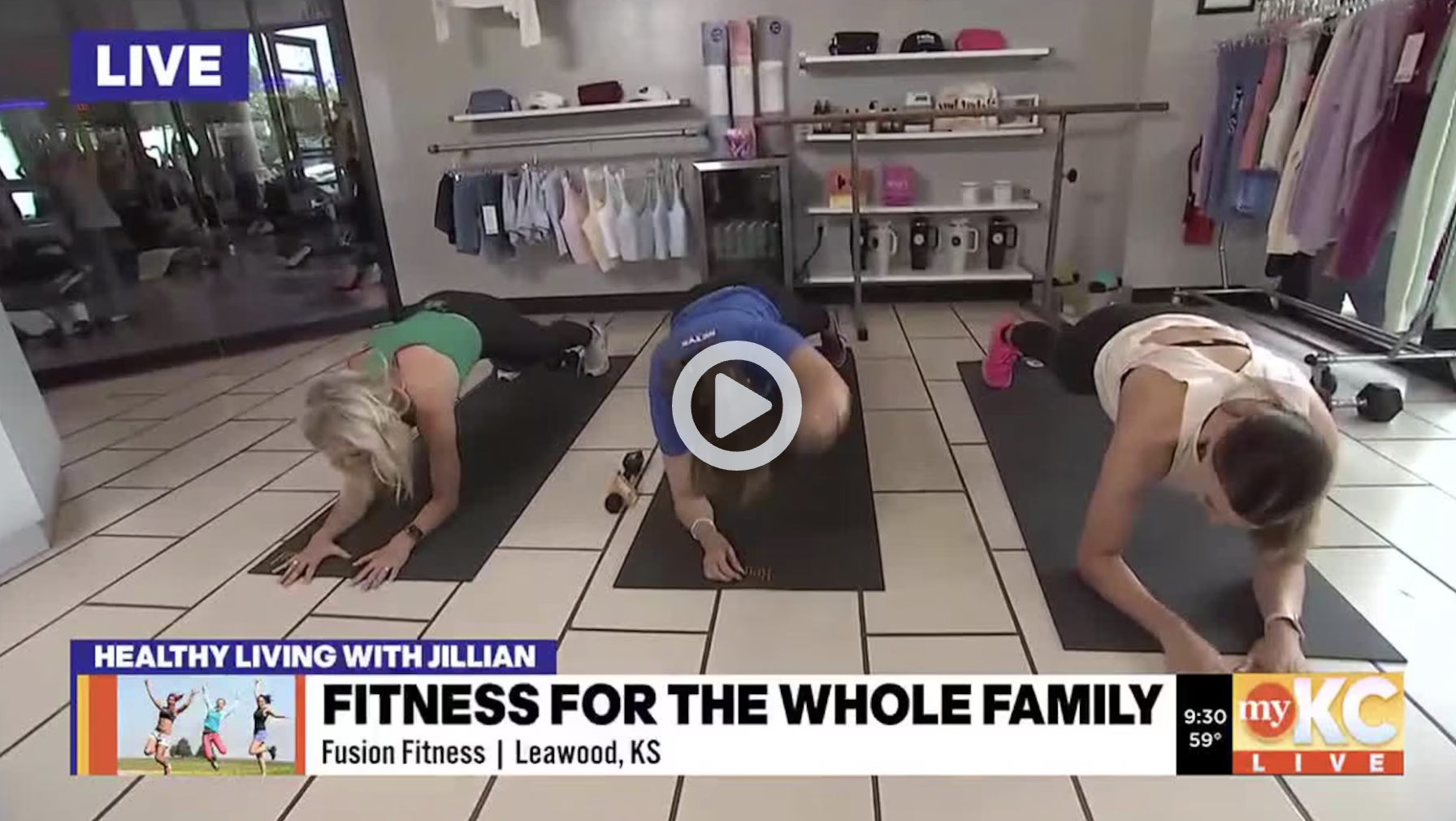 Fusion Fitness Spotlight on KCTV5