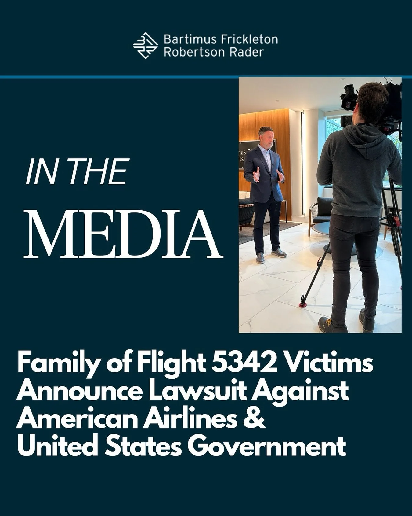 Proud of Kansas City&rsquo;s own @mike_rader &mdash;taking on one of the biggest aviation cases in the country and standing strong for the families who lost loved ones. He&rsquo;s the best of the best, and KC is lucky to have him. Learn more in recen