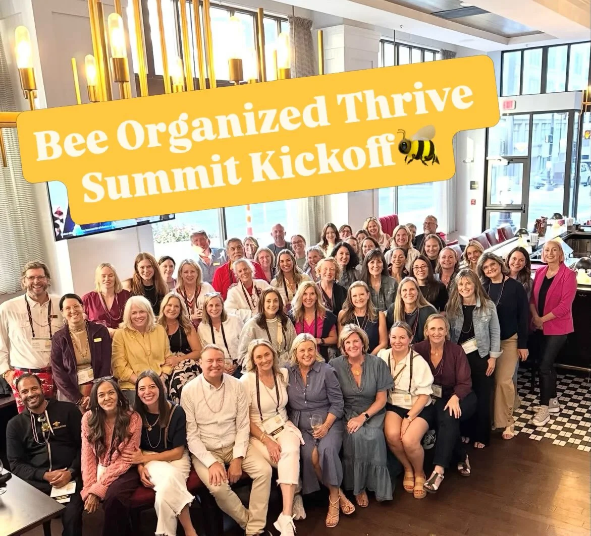A whole lot of buzz in KC this week!🐝✨
The Bee Organized Thrive Summit brought franchise owners from across the country to KC&mdash;and the energy was Revved Up! Big ideas, big hugs, and a room full of people who are exceptionally good at making cha