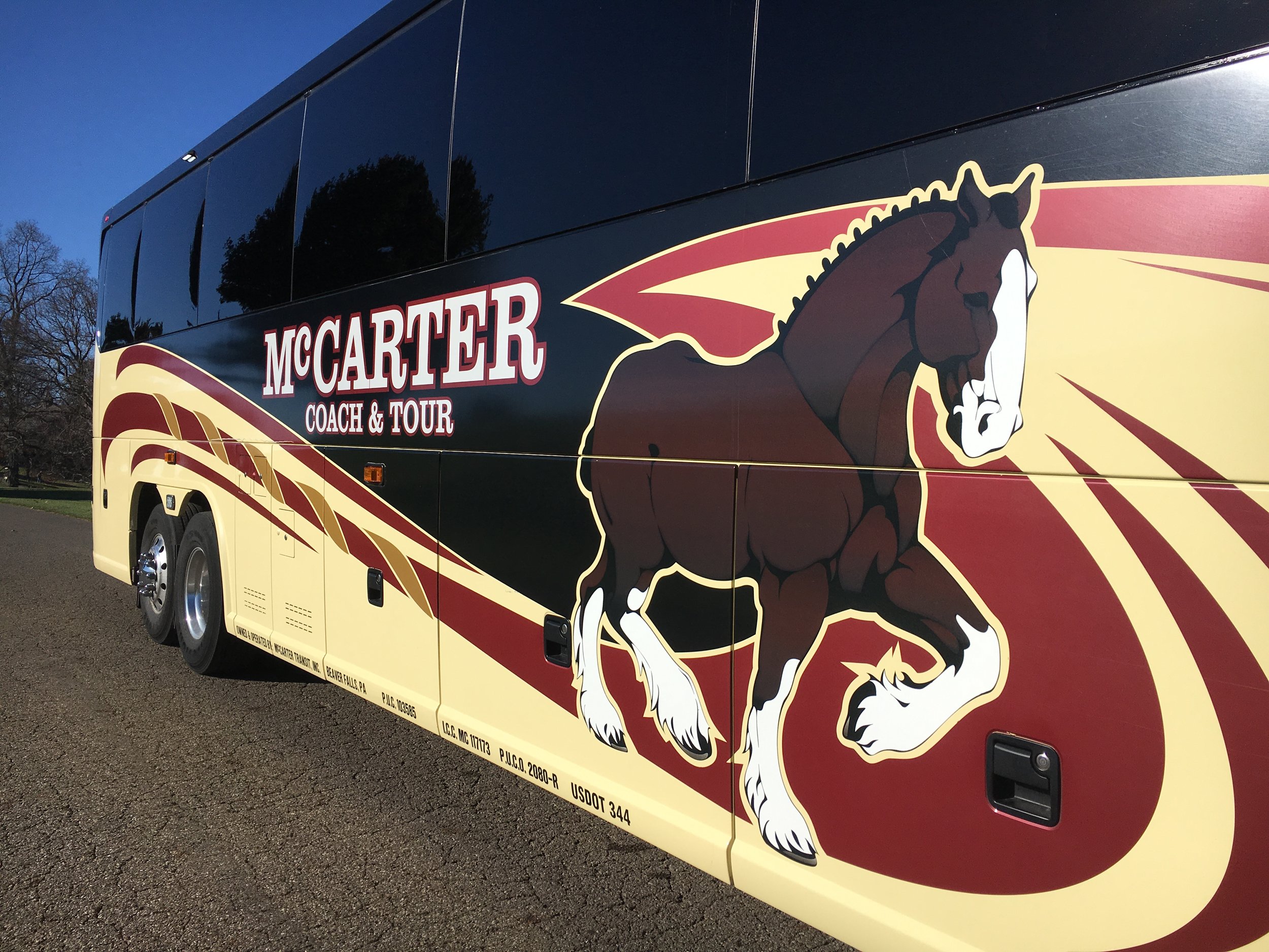 mccarter bus tours schedule 2023