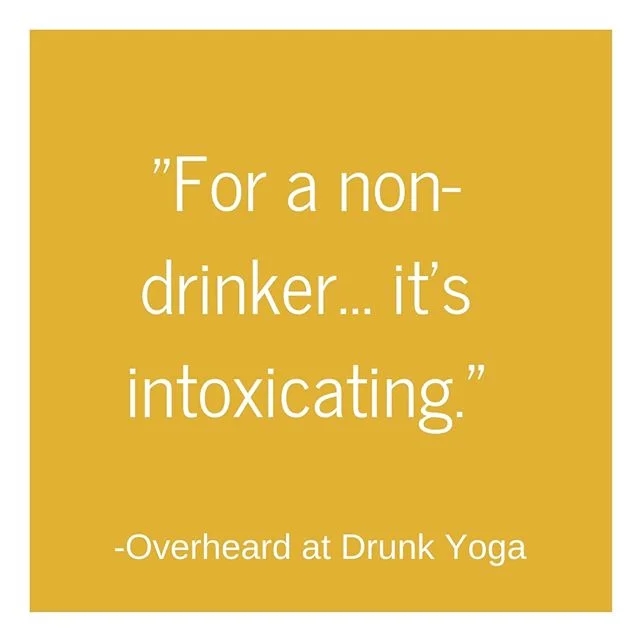 Drunk Yoga® Virtual Fun, Social Yoga for CommunityBuilding Wine