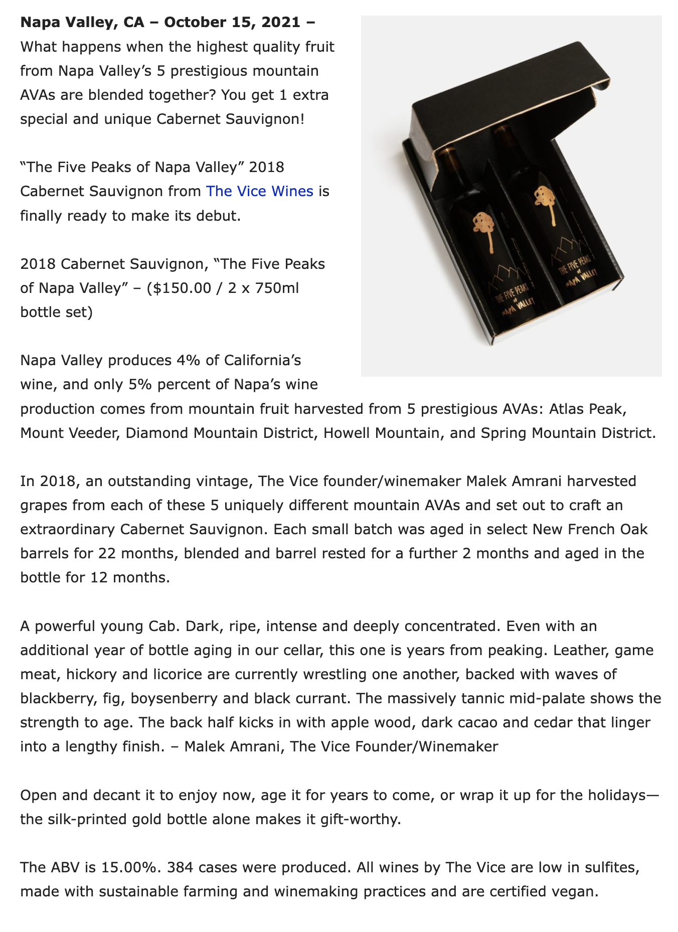 Wine Industry Advisor, October 2021