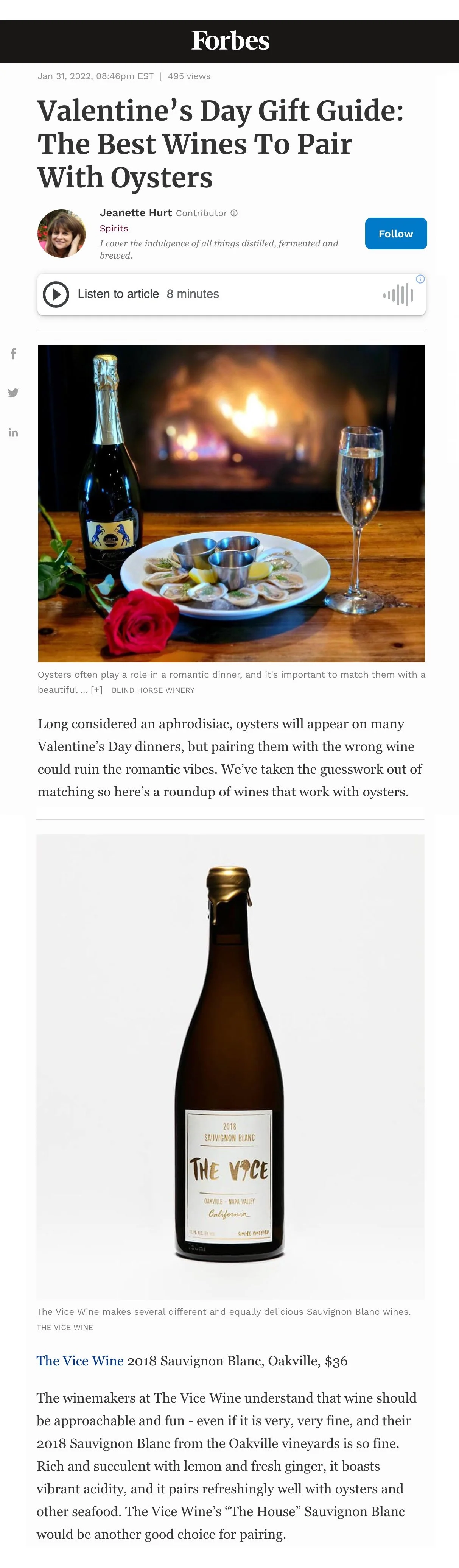 Forbes, February 2022