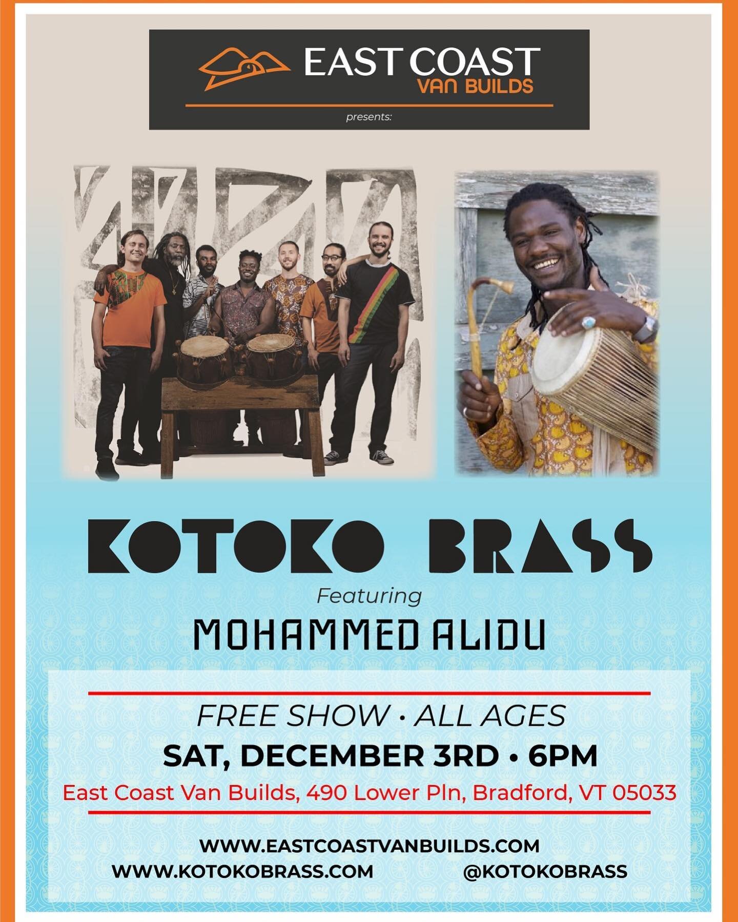 Saturday night is going to be a special one 🌟 Our first ever performance with a vocalist! We will be featuring singer, talking drum artist, and @playing4change member @mohammedalidu from Tamale, Ghana 🇬🇭 6pm show at The Listening Room in Bradford,