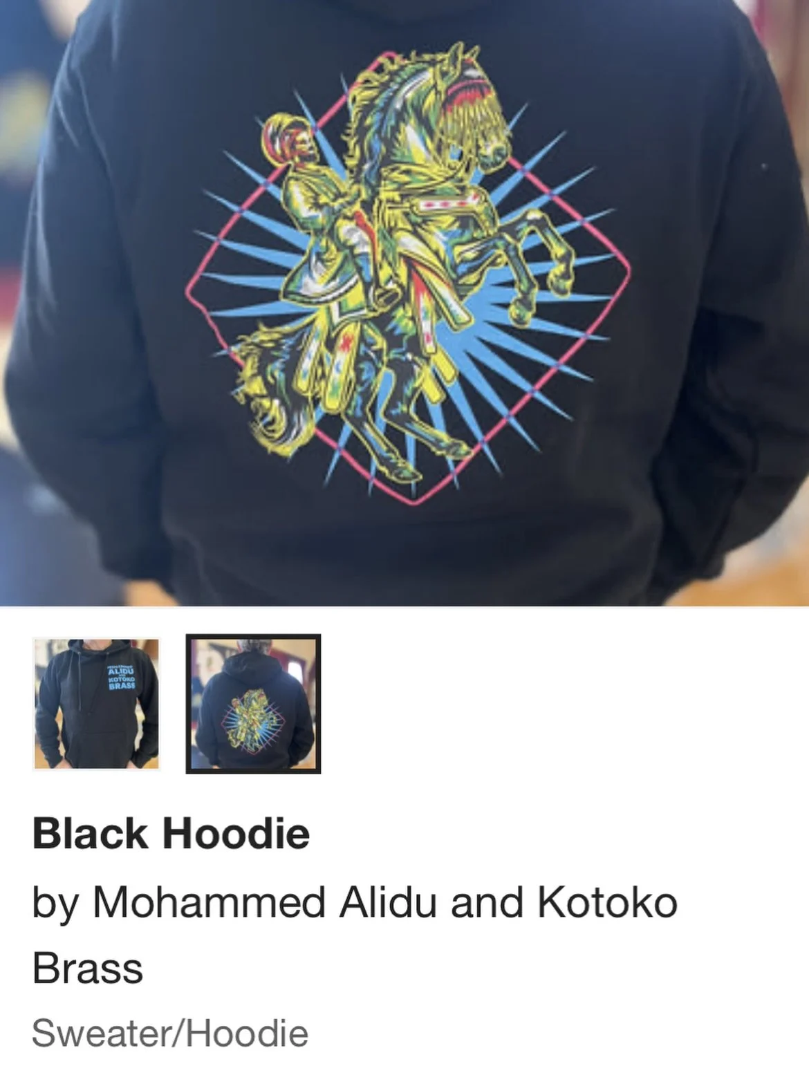 @mohammedalidu and @kotokobrass hoodies available on our Bandcamp store 🔥 Grab yours today for this cold weather ❄️ https://kotokobrass.bandcamp.com/album/kalan-pini