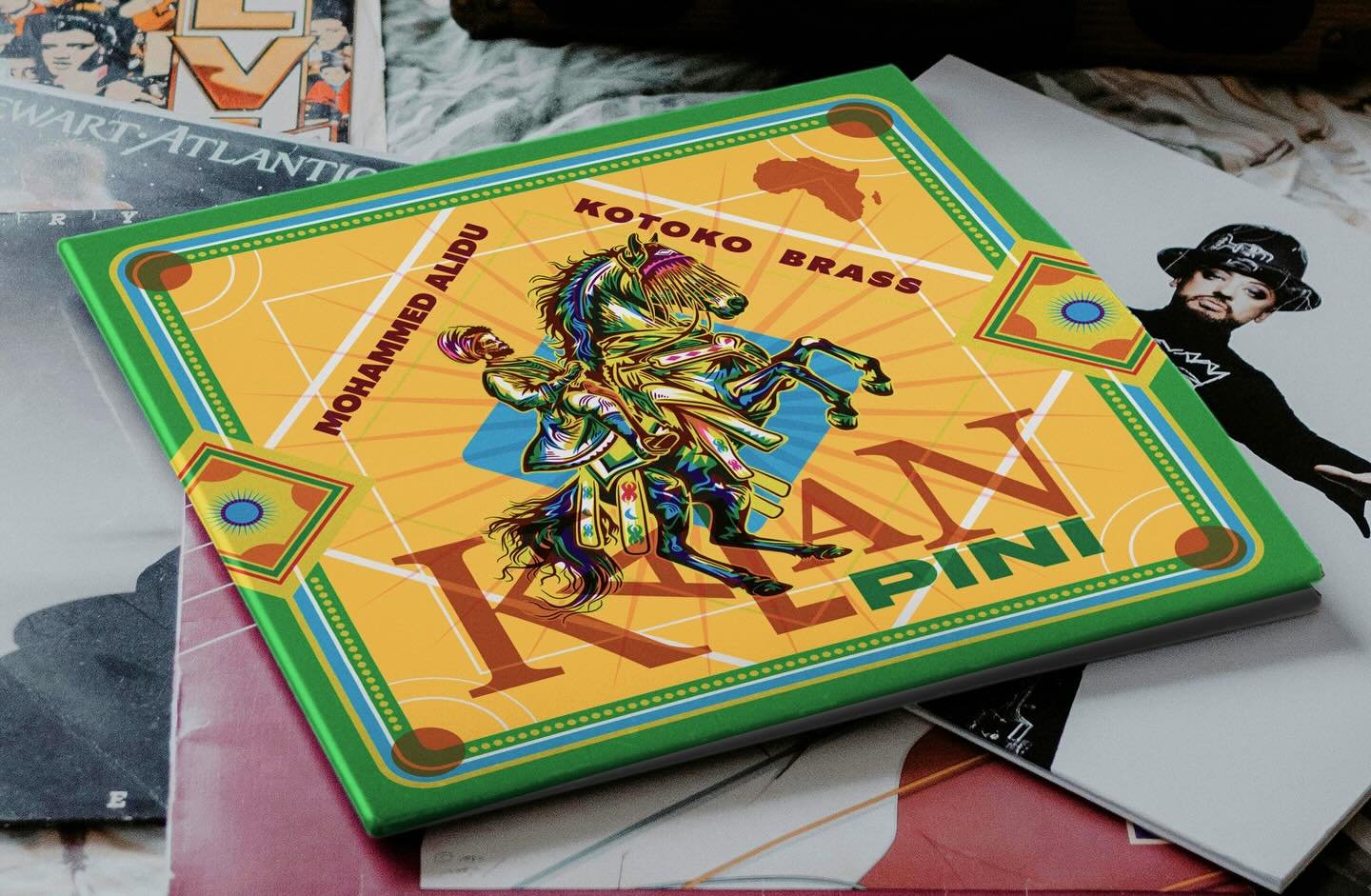 Kalan Pini vinyl has finally arrived! These 10&rdquo; records sound and look amazing. Big thanks to @benny.grotto in the studio, and @zecarrillo for the amazing design. And always, big love to our brother @mohammedalidu with the collaboration.

Order