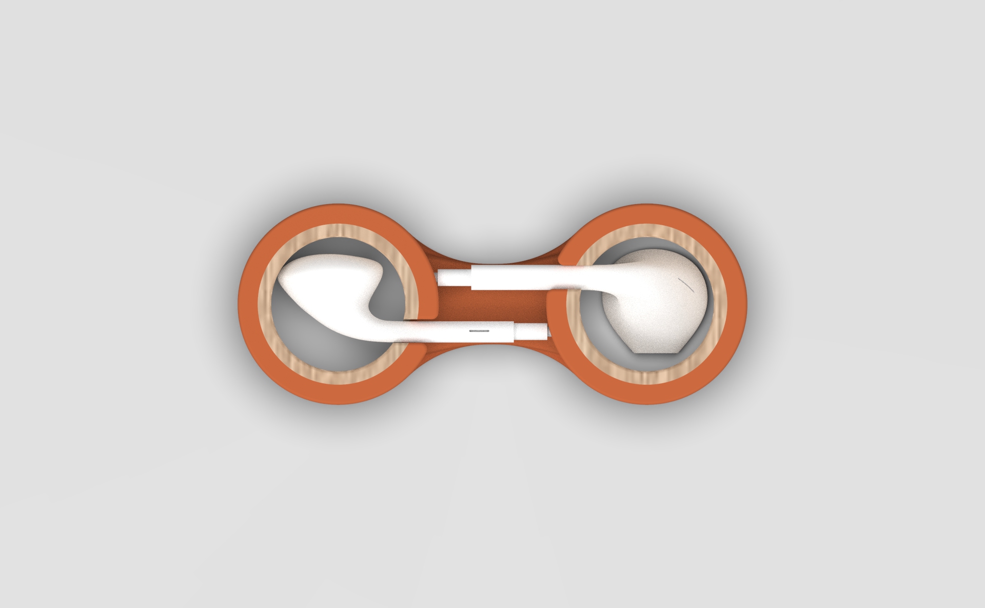 Orange Cable Tidy top view Rendering