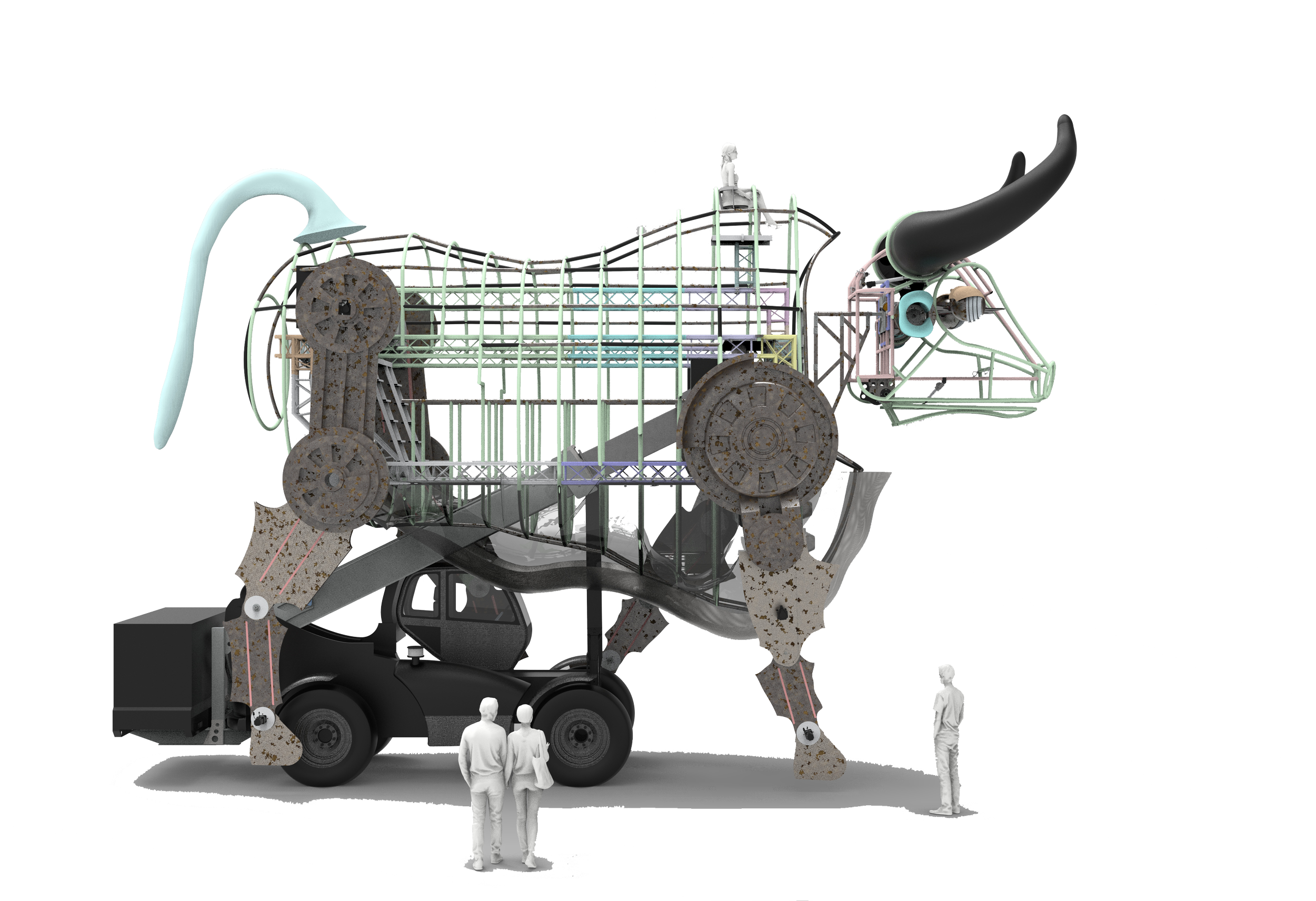 Some_Design_Engineering_Giant_Bull_Animatronic_Rendering_Side_View