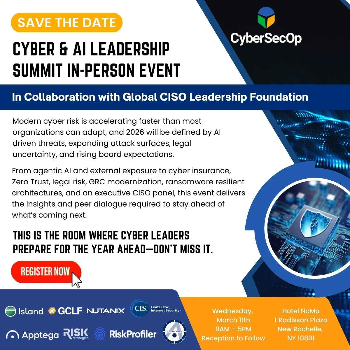 CyberSecOp's Cyber &amp; AI Leadership Summit 2026: Key Takeaways and What You Missed