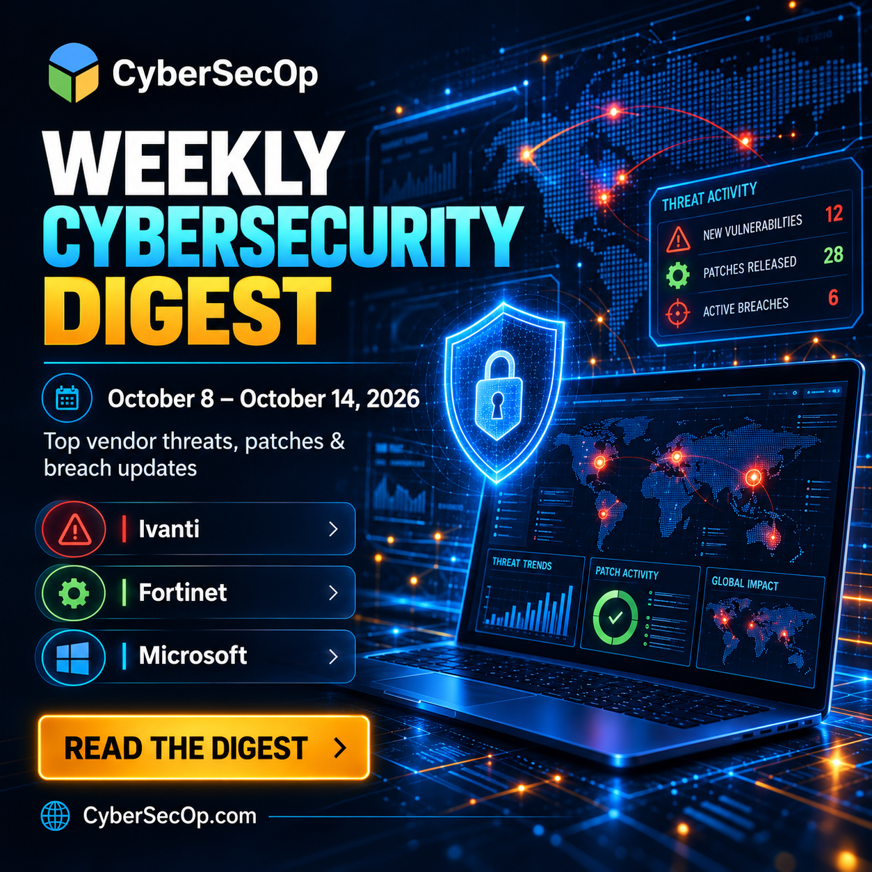 CyberSecOp Weekly Cybersecurity Digest October14 2026
