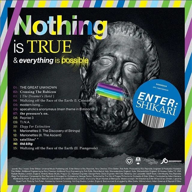 Album artwork shot for Enter Shikari - &ldquo;Nothing Is True &amp; Everything is Possible&rdquo;.
Photographer: @tompullenphoto 
Model: Hippocrates
Assist: @capturedbycorinne
Design: Ian Johnsen / Stuart Ford 
#entershikari