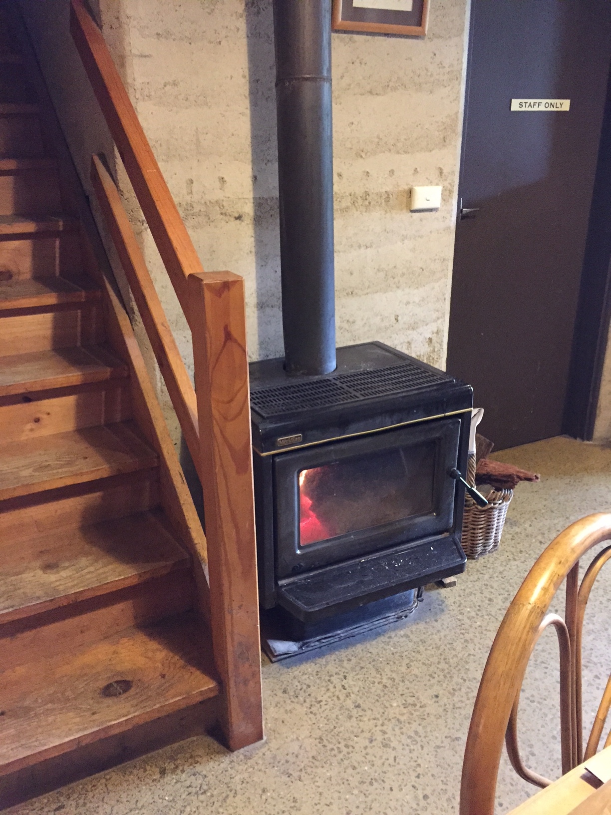 Warming up at Moorooduc Estate