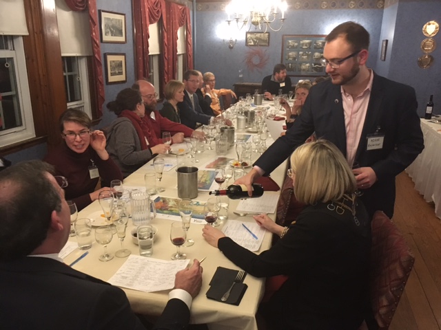 Pouring the Stark-Condé Cabernet Sauvignon