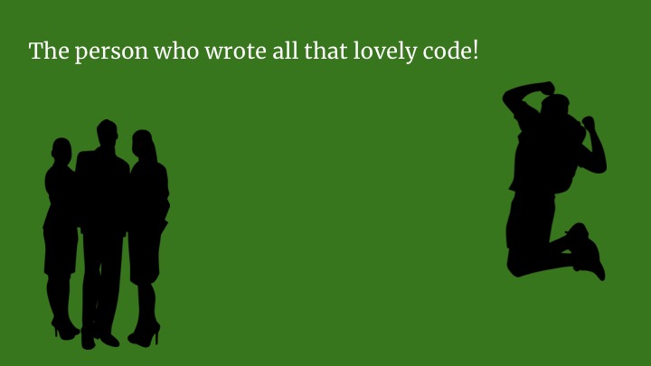  Well, obviously the person who wrote all that code! Well done Awesome Coder! 