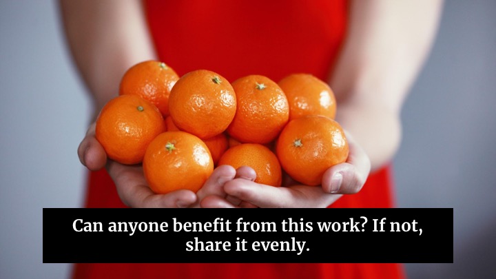 I want to be clear that I'm not saying 100% of your work needs to be promotable work. It's good to build auxiliary skills and expand your horizons, and it's important for everyone to do their fair share of taking out the garbage. But a large percentage of your work should be the thing you're evaluated on. If someone's doing very little of their core job, they are hurting their career. If you're their manager and letting them do that, you are letting them hurt their career. Non-promotable work is one of those "one person's trash is another's treasure" things. Like, if an engineer organises an offsite, that's non-promotable work, but a people manager can maybe claim it's part of their job to do team-building. If an event coordinator does it, it's probably their core job. Where there's work that is genuinely non-promotable for anyone, it needs to be shared. The work needs to be tracked whatever way the team tracks its other work, and it needs to be shared out deliberately. If it just gets done by whoever picks it up, it won't fall fairly. I invite you take a moment to think about who's doing the non-promotable work on your team.