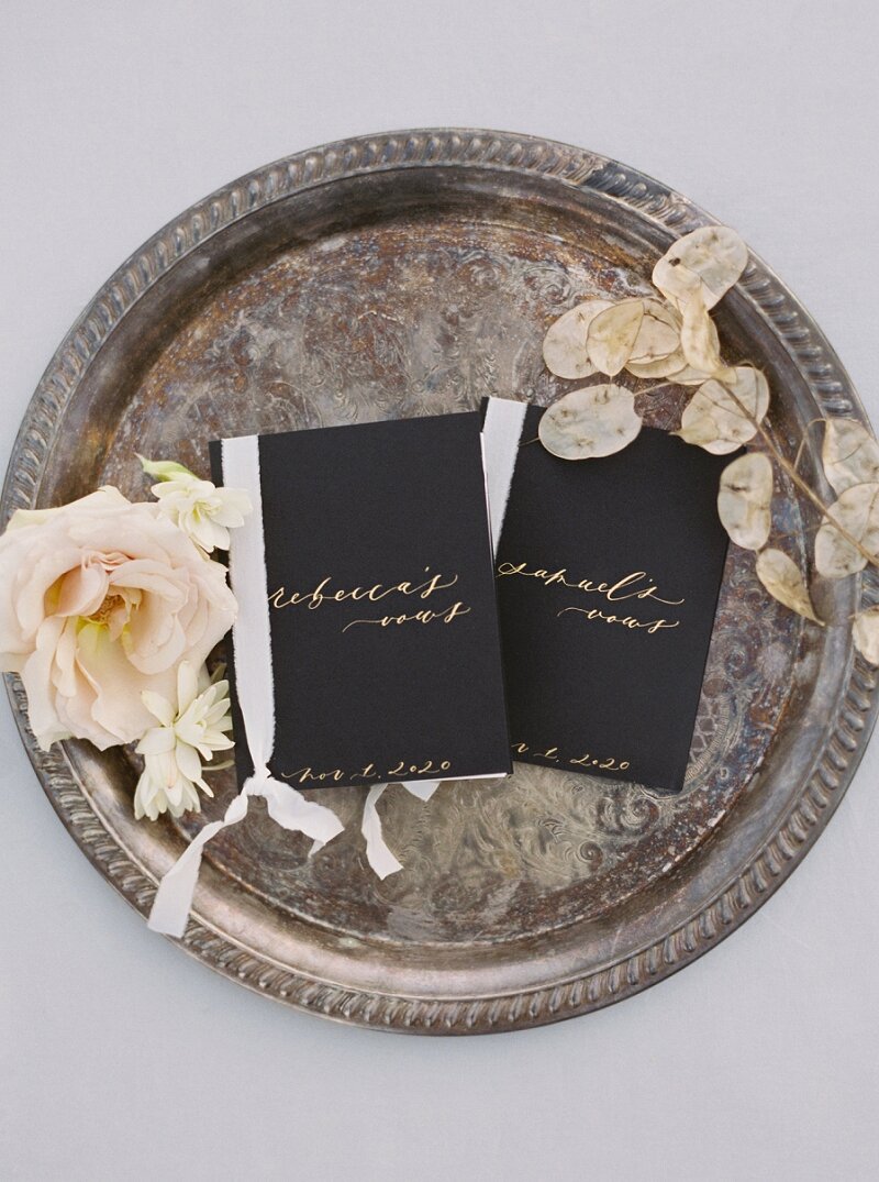 Calligraphy Wedding Vows