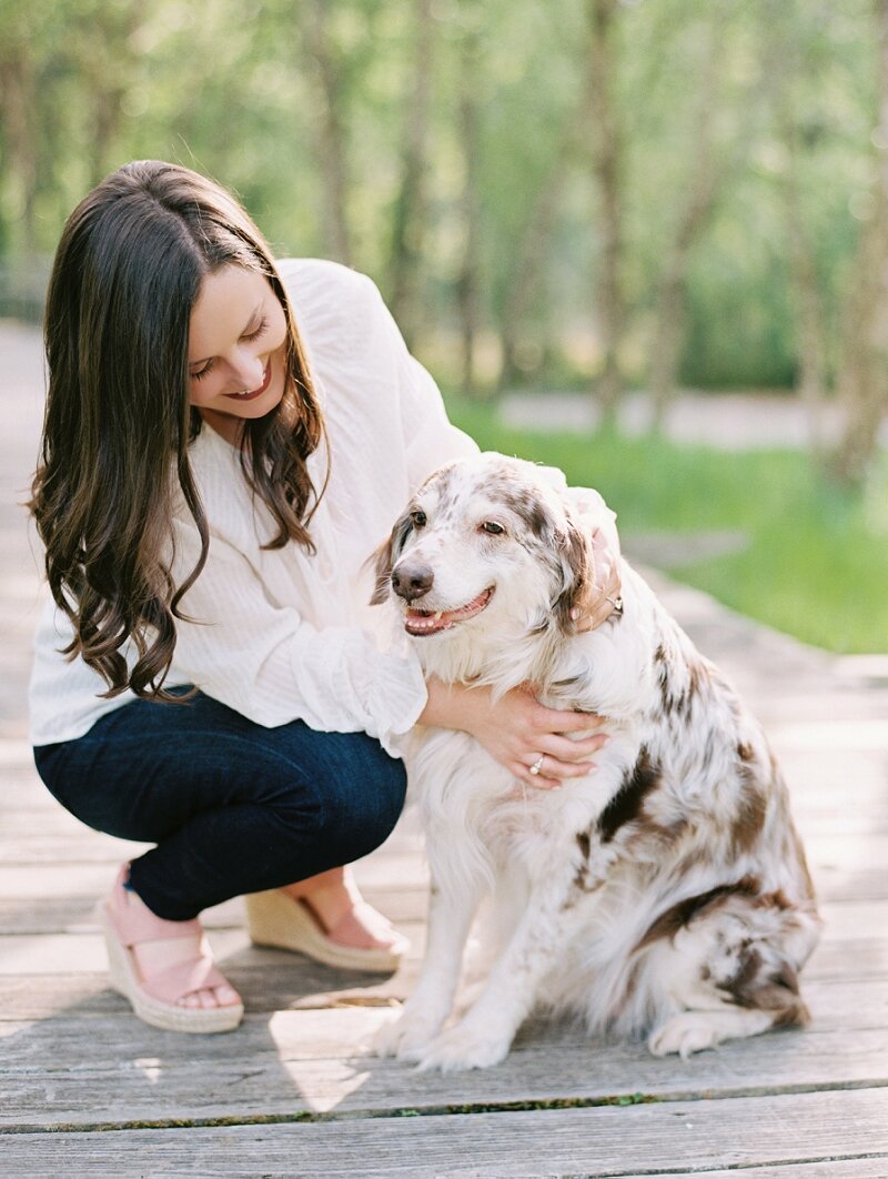Engagement Photos with Dogs