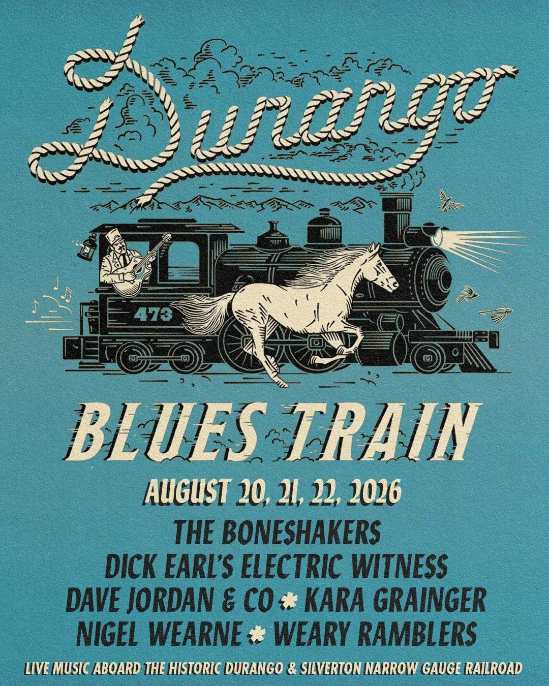 2026 Durango Blues Train Lineup