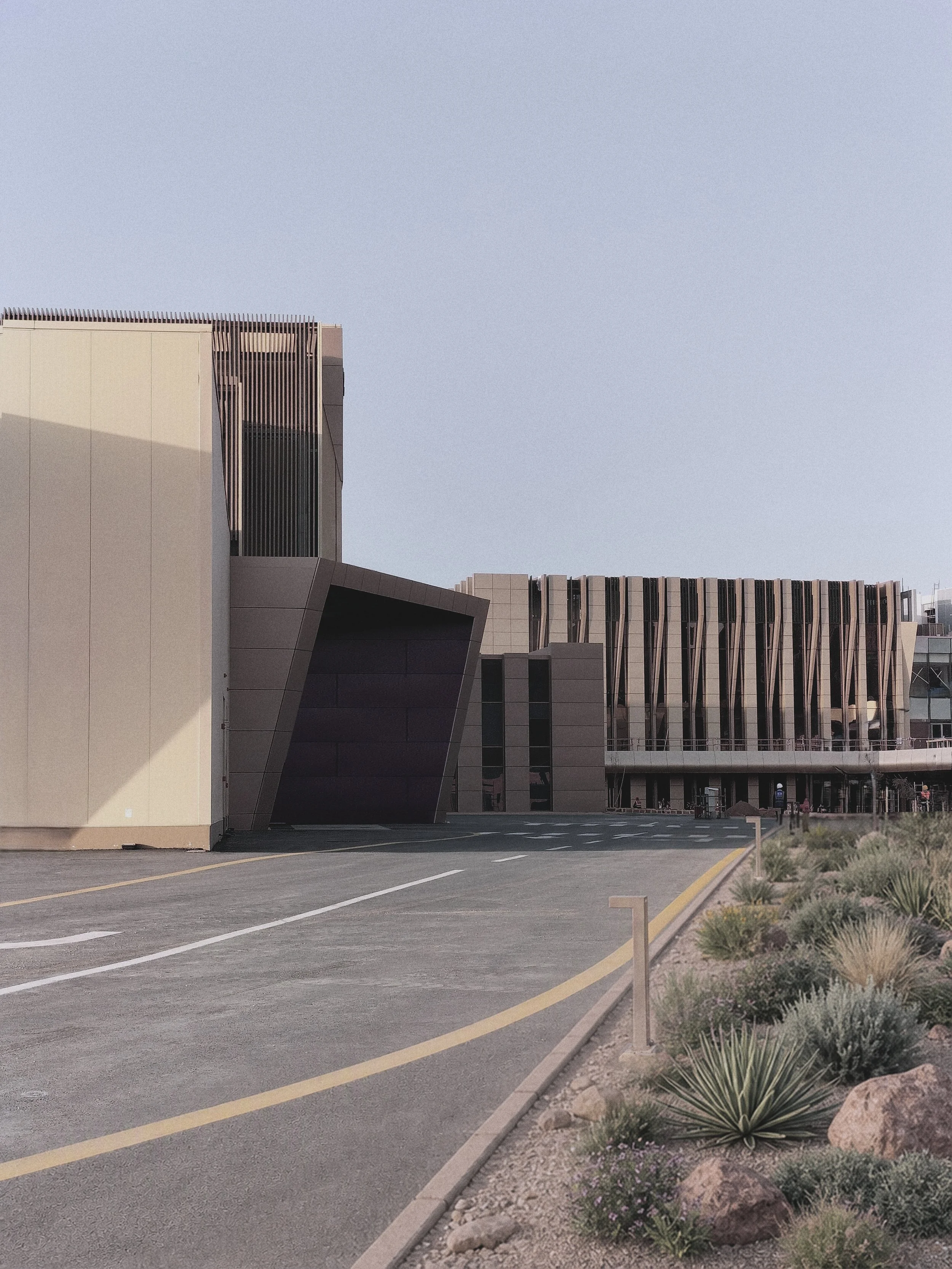 View toward the campus