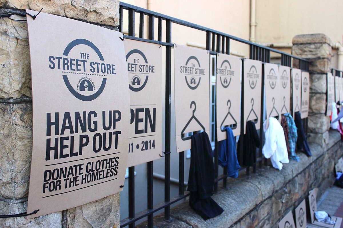 The Street Store gives homeless men and women an opportunity to shop for clothing they like.