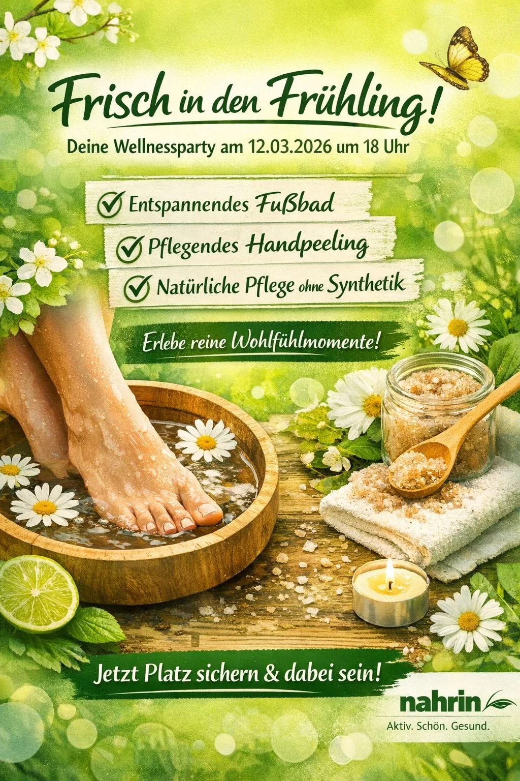  🌿 Frisch in den Frühling – Deine Wellnessparty wartet! 🌿