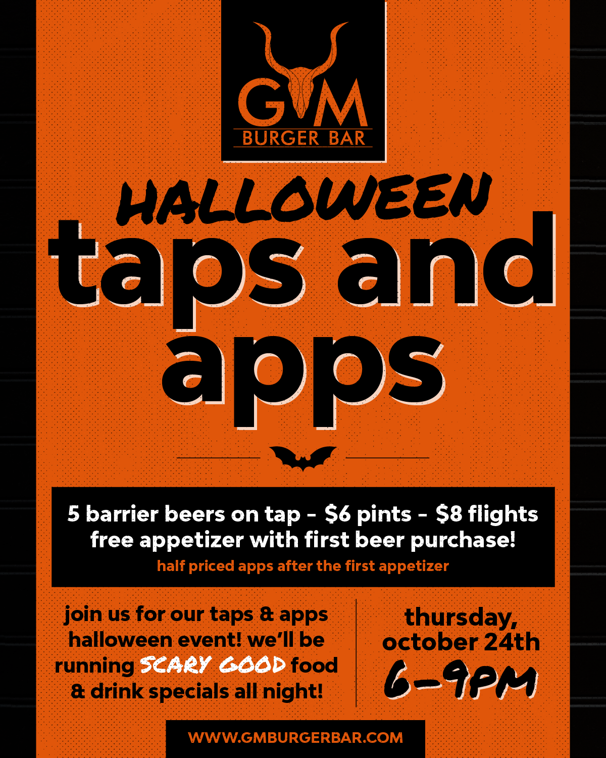 Taps and Apps Halloween Event