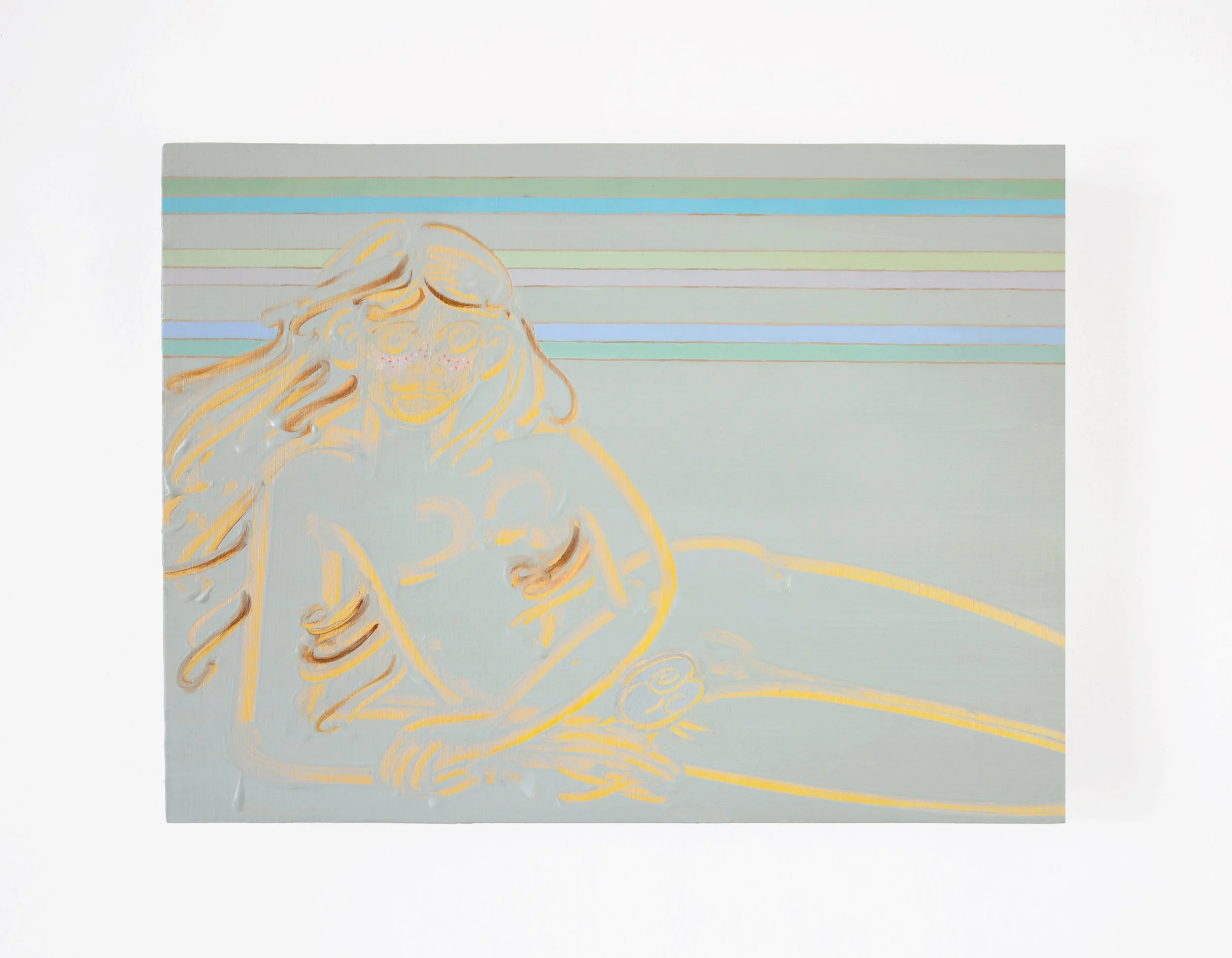  It is time , 30 x 40 cm, oil on wood, 2026  ⋆    Alon Segev gallery  